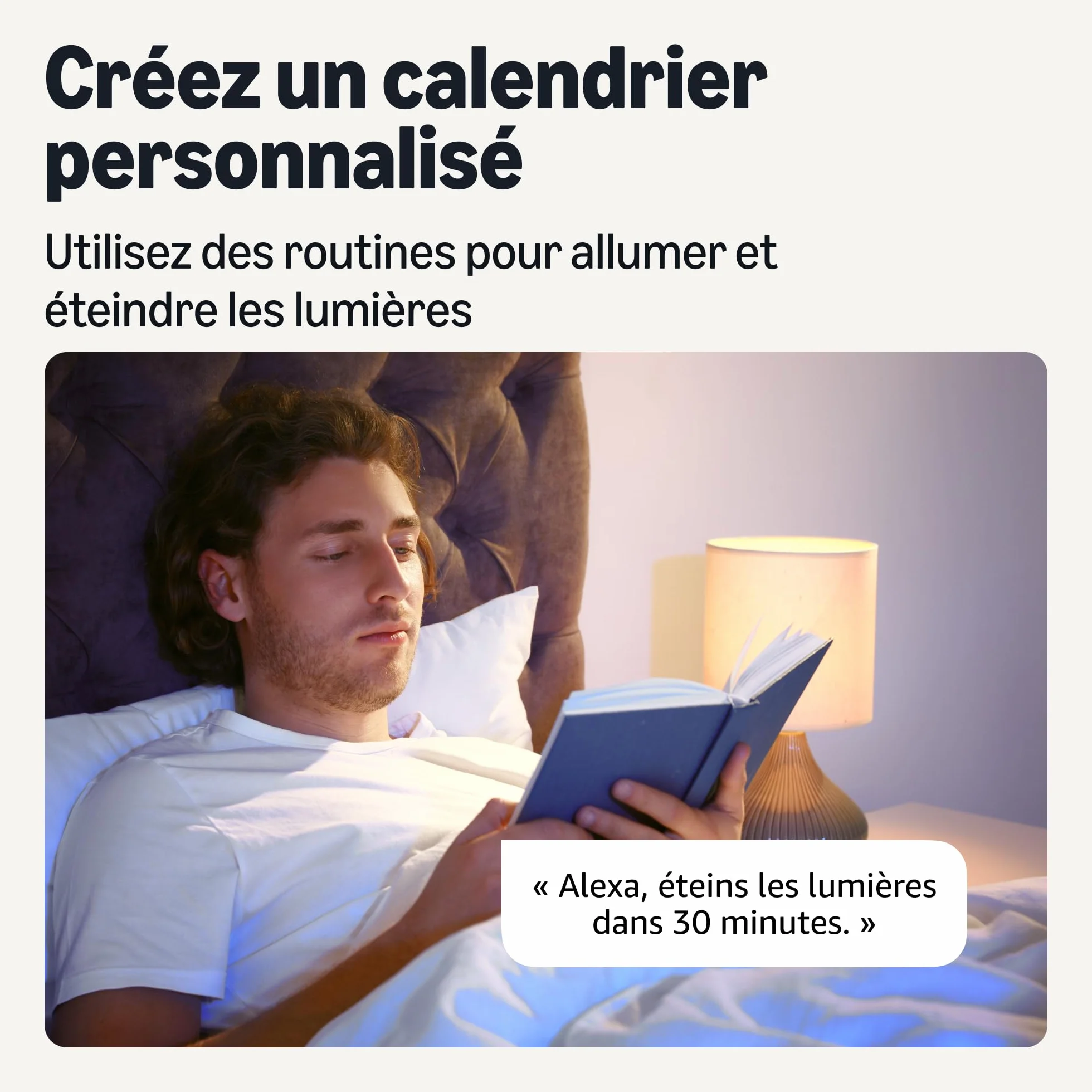 Amazon Basics Ampoule LED à Filament Connectée A60, Blanche Réglable, Wi-Fi 2,4GHz, Compatible Alexa, Lot de 1