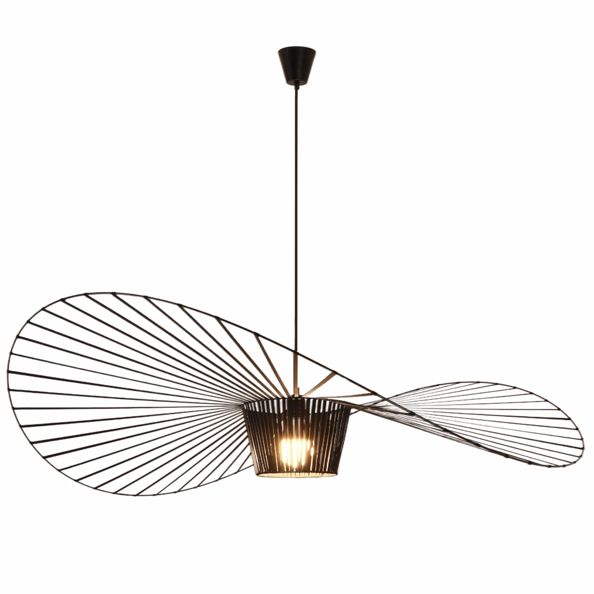 Lustre Vertigo Suspension, RéTro Suspension Luminaire Lustres Postuler à Salon Cuisine Chambre Luminaires IntéRieur, Lampe LED E27 Max 40W (80 CM)