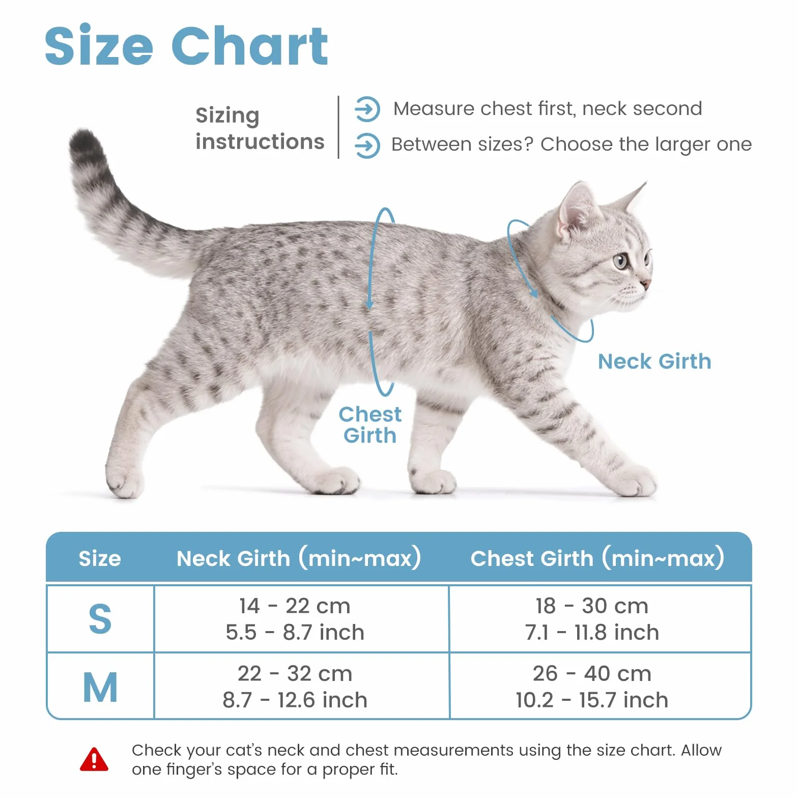 PETTOM Harnais Laisse Chat Anti Évasion Réglable avec Laisse Corde 145 cm pour Chaton Chat Adulte Bleu