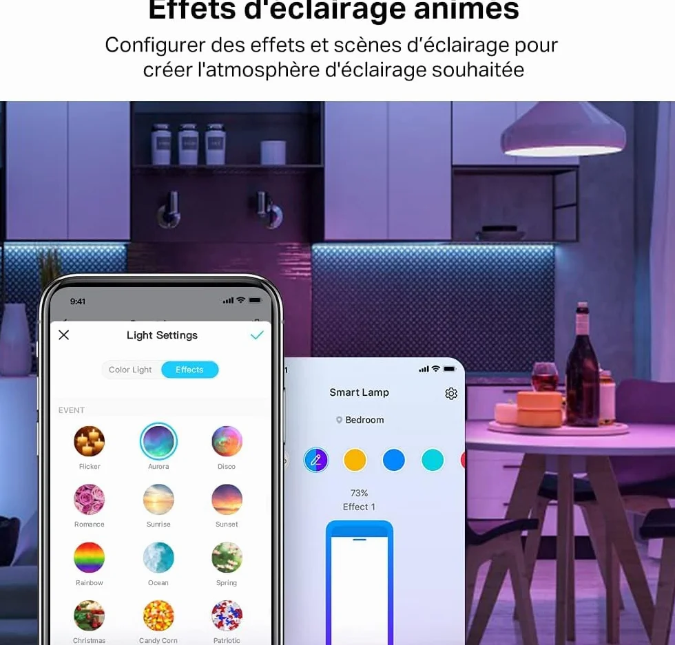 Tapo Ruban LED Connecté WiFi RGB 5m L900-5, Bande LED Multicolore, Contrôle App et Vocale, Compatible Alexa Google Home