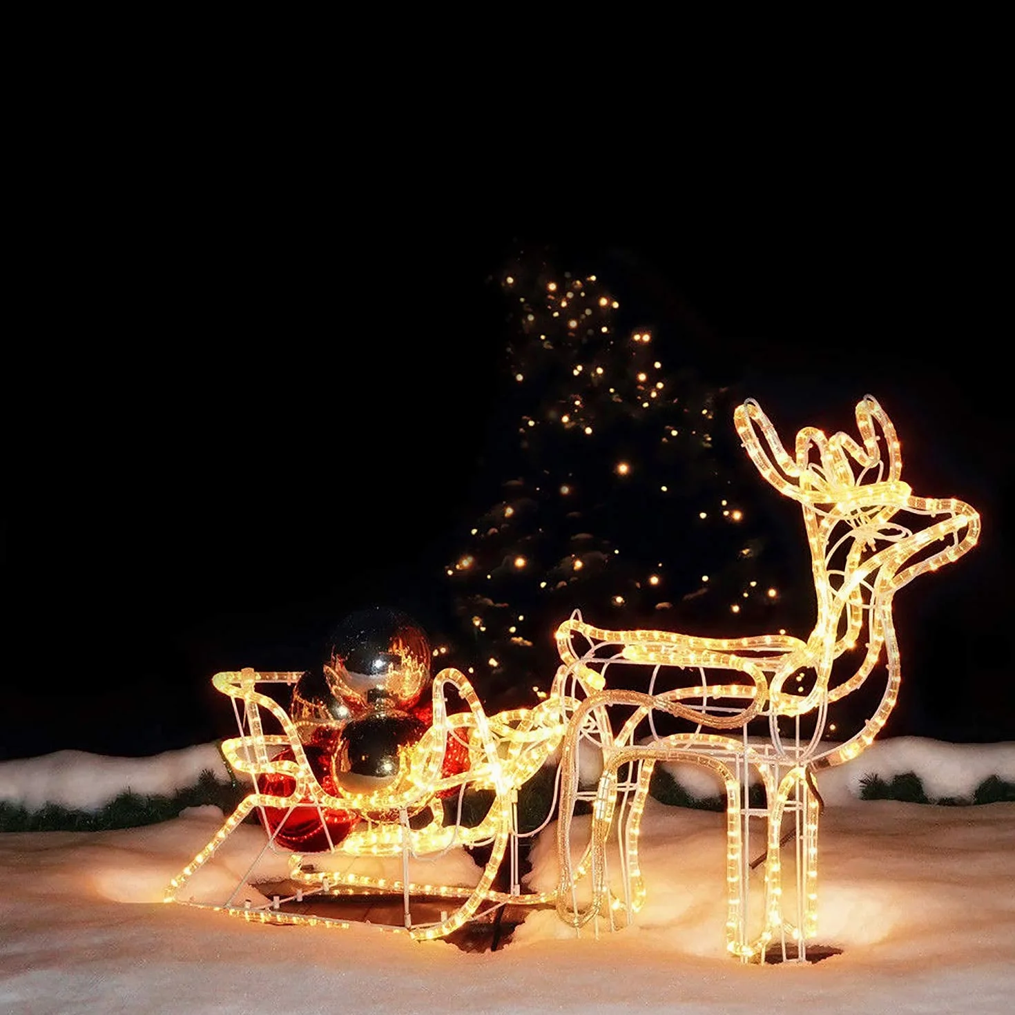 Speed Guirlande lumineuse à LED étanche IP65 50m blanc chaud