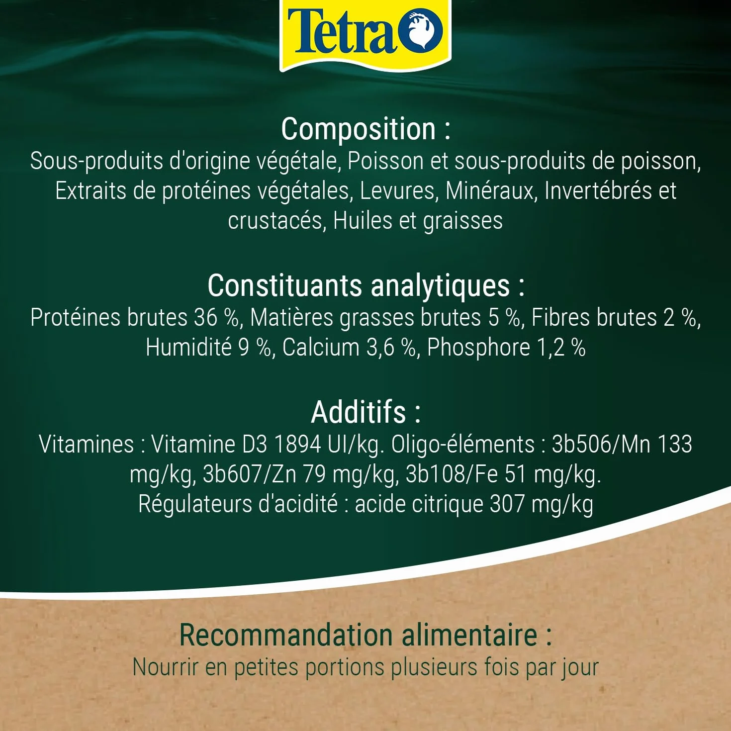 TETRA ReptoMin Sticks Aliment Complet pour Tortues d'Eau 1 Litre