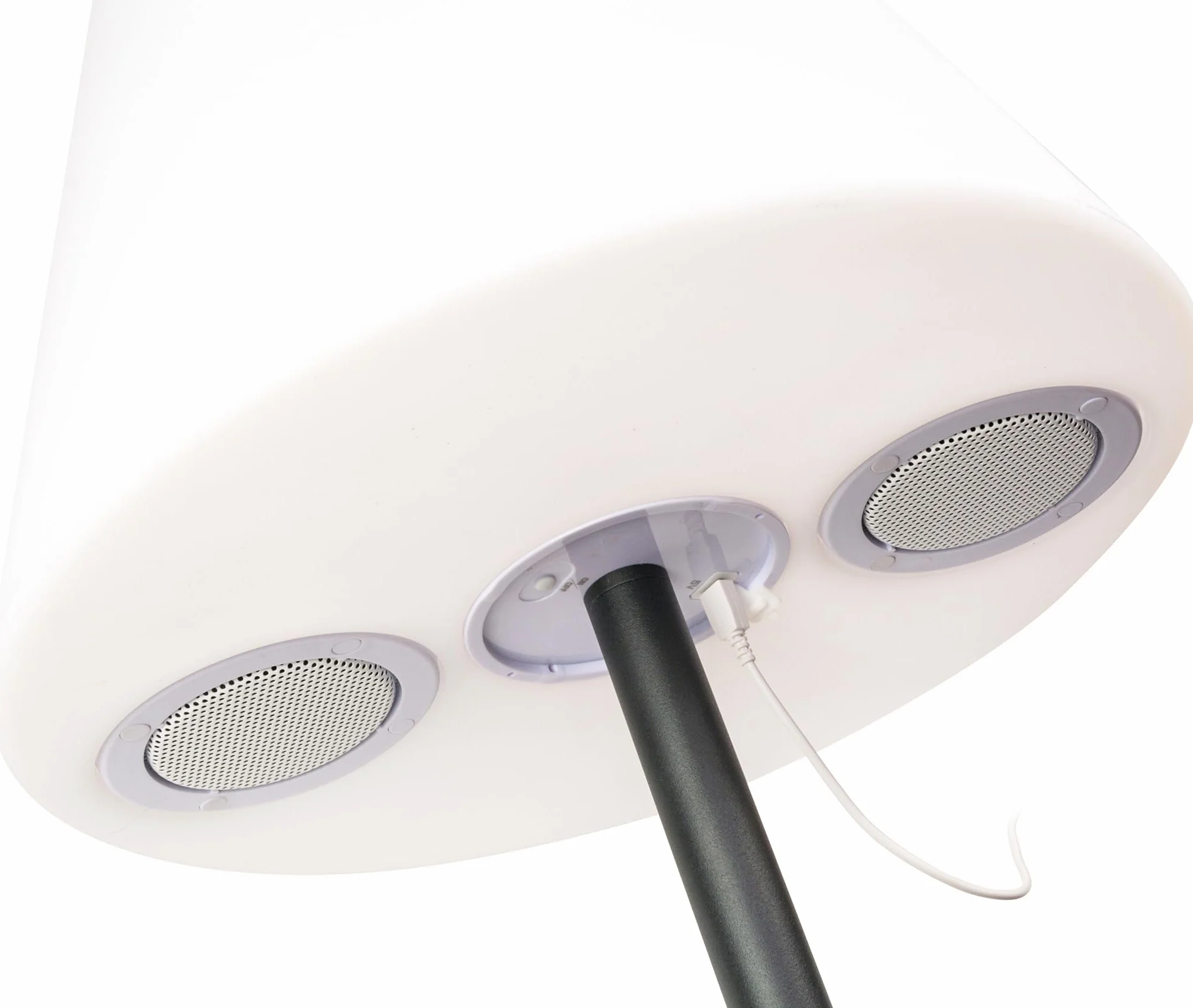 SCHWAIGER Lampe solaire d'extérieur avec haut-parleur Bluetooth IP44 1,5m