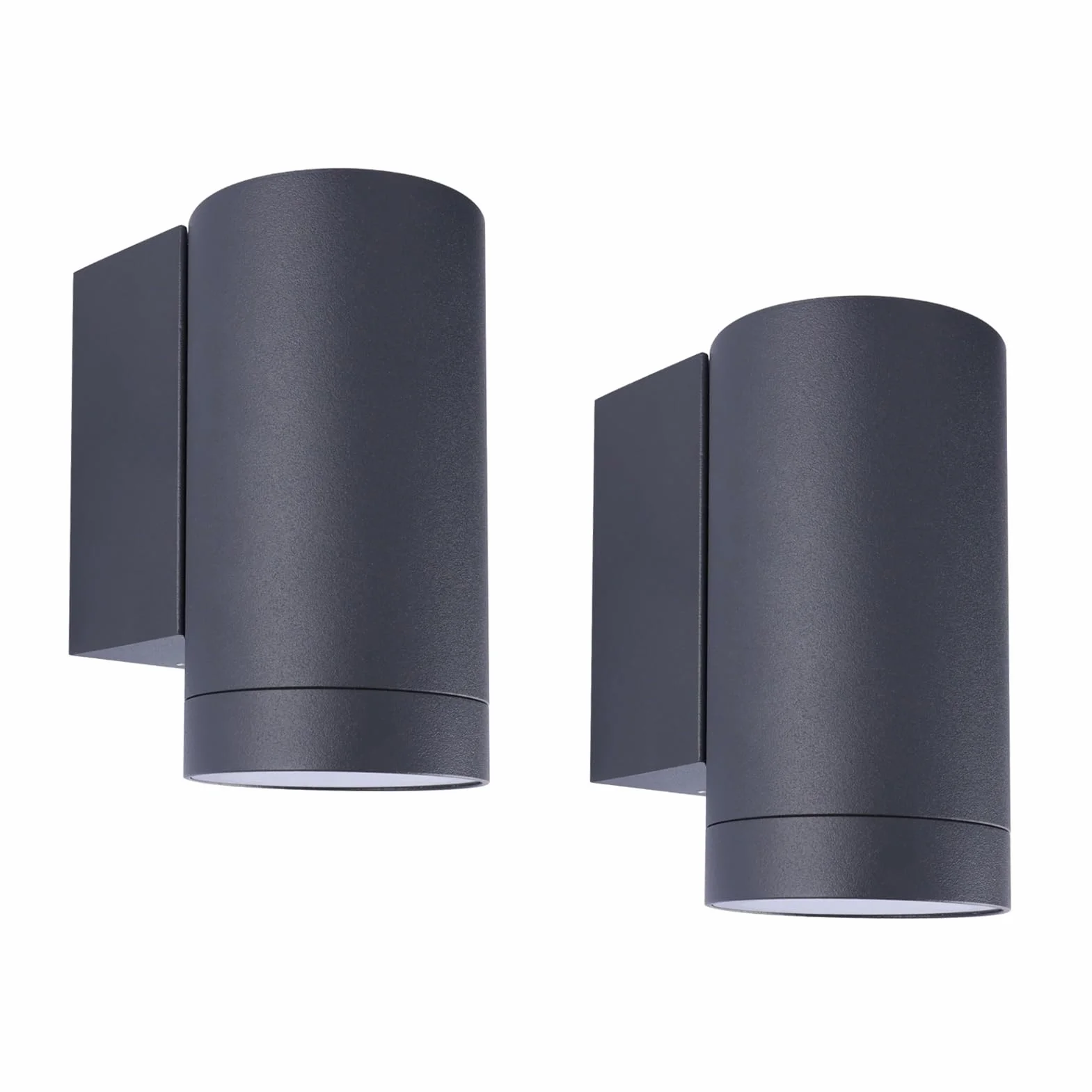 Klighten Applique Murale Exterieur IP65 GU10 Aluminium Lampe Murale Anthracite