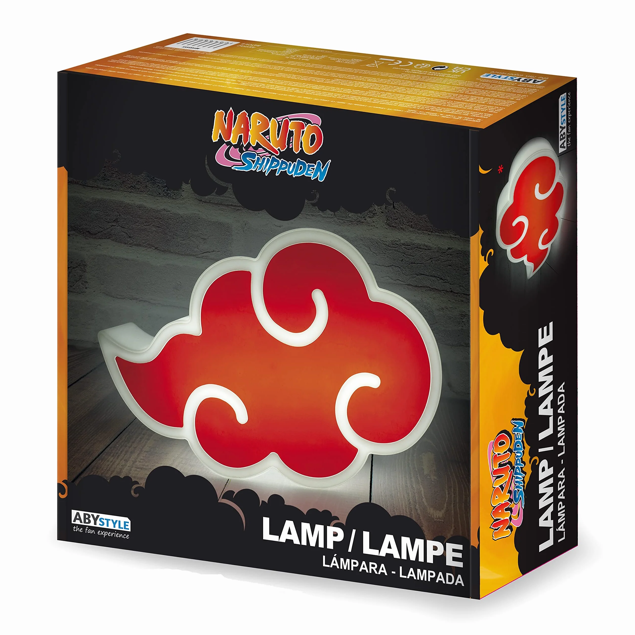 ABYSTYLE NARUTO SHIPPUDEN Lampe Nuage Akatsuki