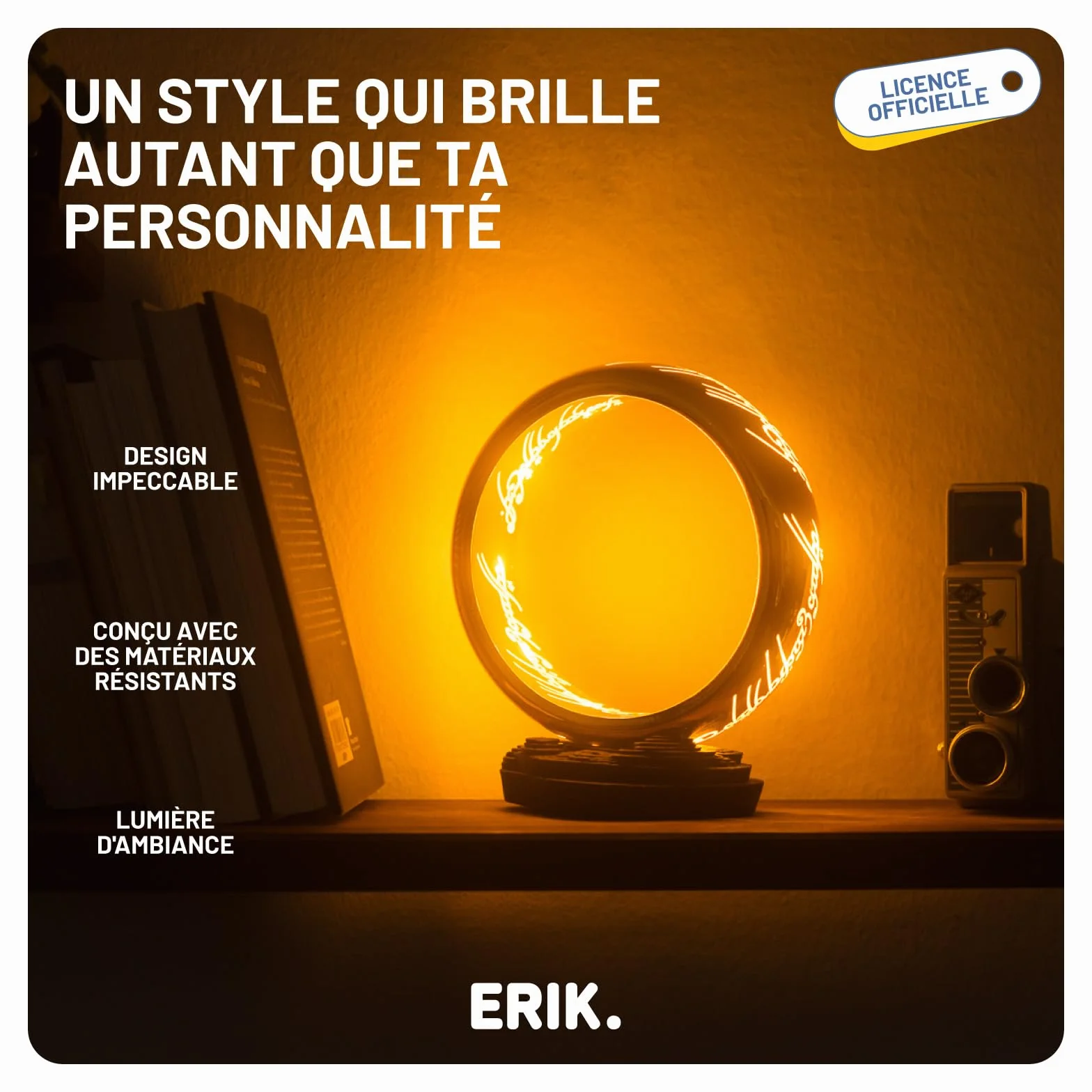 Lampe Seigneur des Anneaux Lampe Décorative Figurine Objets Idée Cadeau Geek