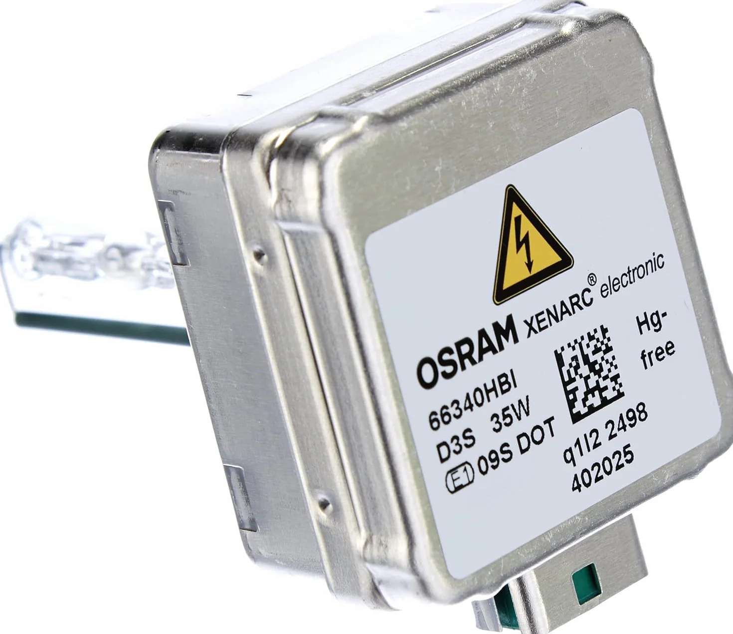 Osram 66340HBI Xenarc 35W D3S PK32D-5 4600K HID Xenarc foco de xenón (paquete de 2)