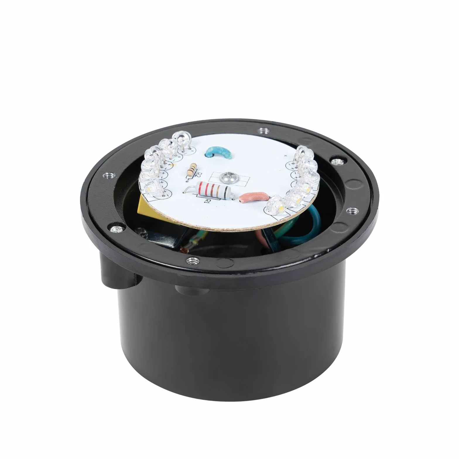 Nandita LED Spot encastrable dans le sol Gris Aluminium 1 lampe Luminaire extérieur jardin terrasse balcon