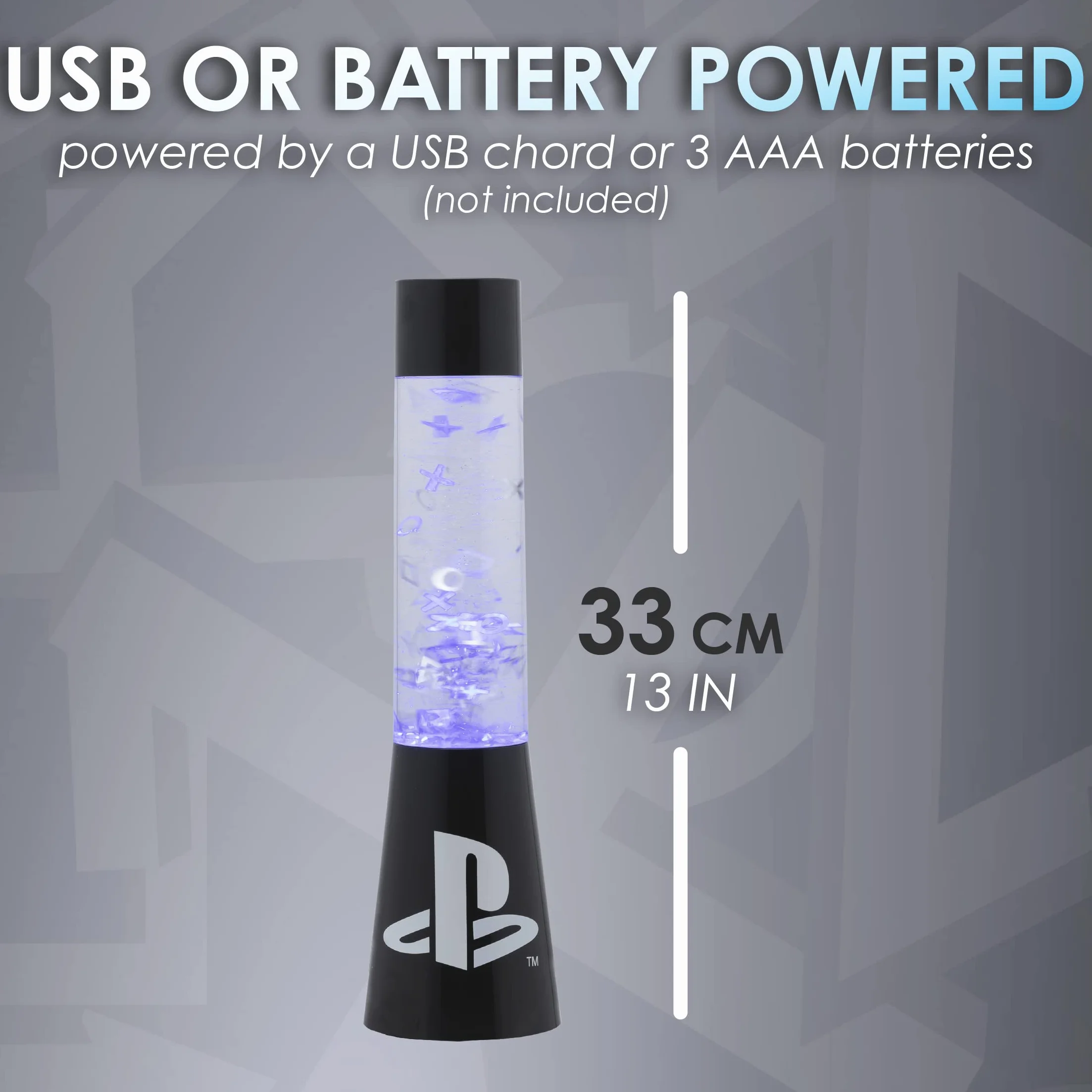Paladone Playstation Lampe à Lave Scintillante 33 cm