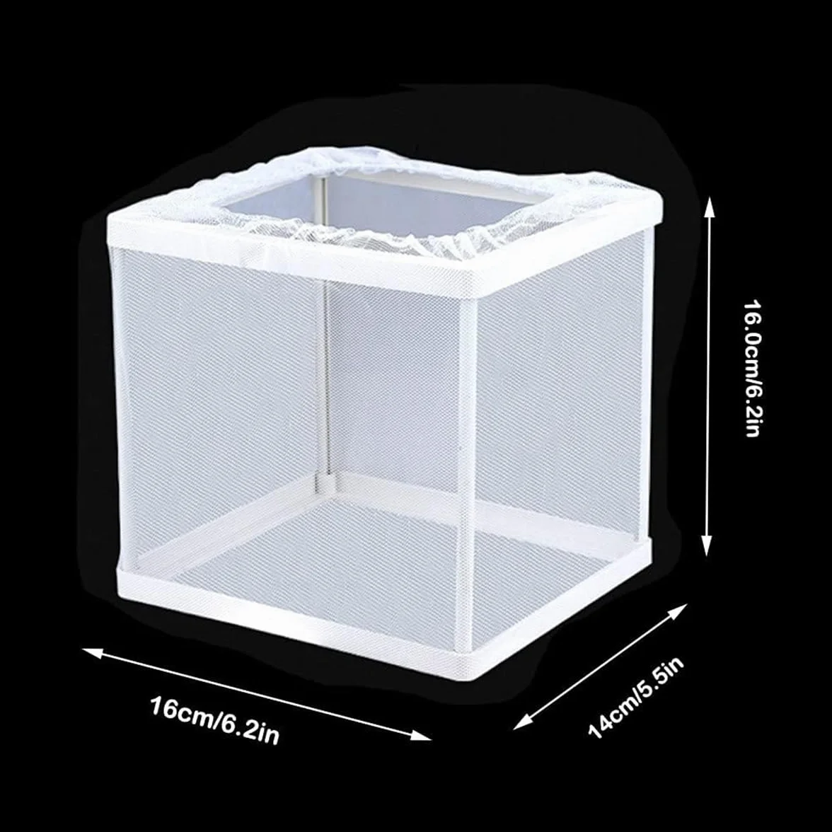 Kiuiom Boîte d’Élevage de Poissons, Aquarium Incubateur Filet pour Poisson