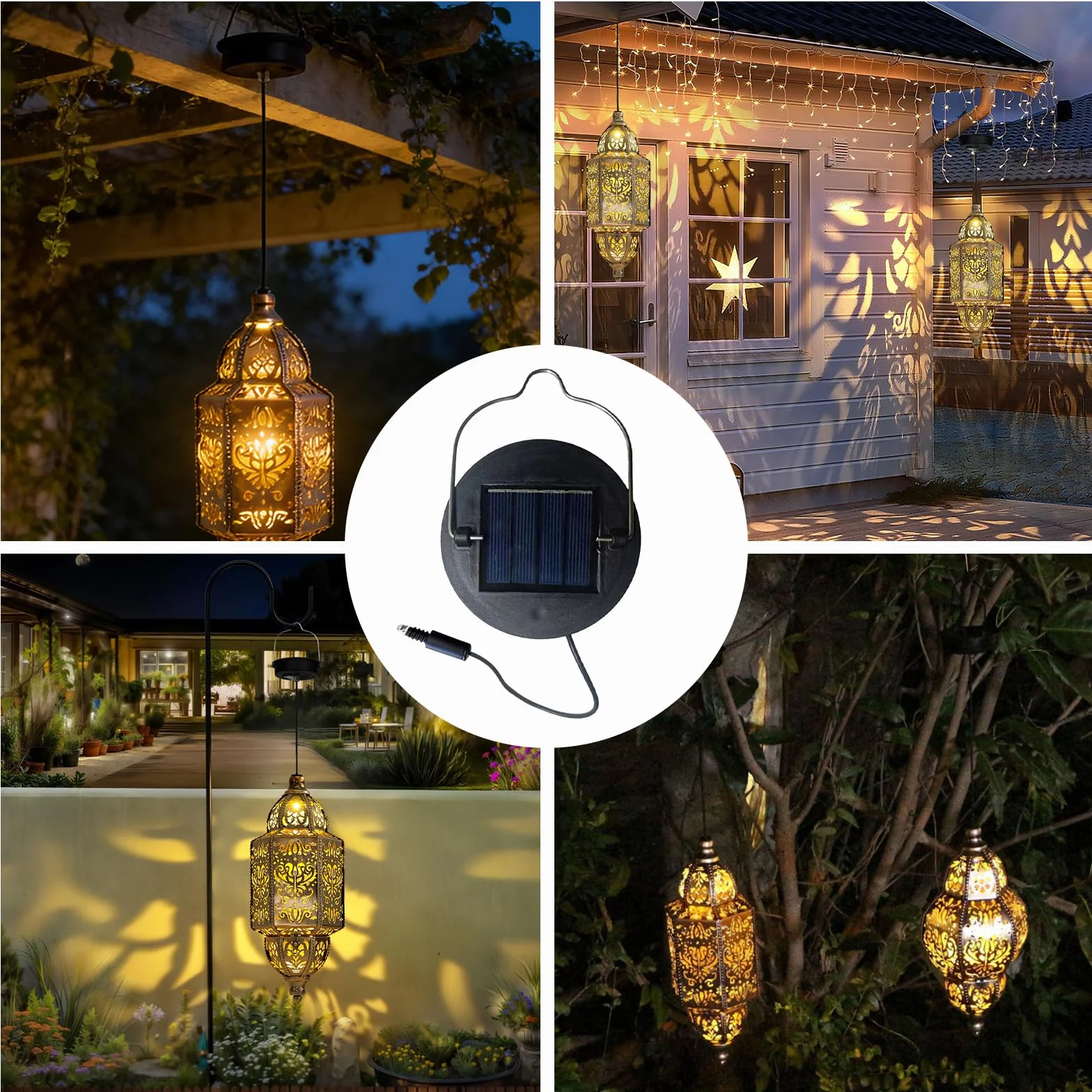 Lampes Solaires de Rechange 2 Pièces 8.5cm pour Lanterne Solaire