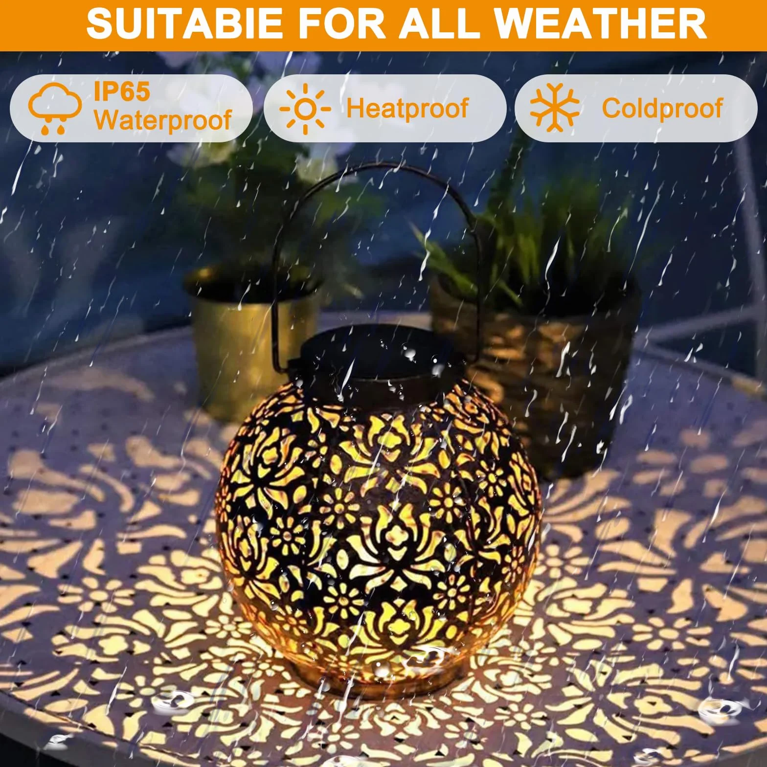 Lampes de Rechange Solaires 4 Pièces Couvercles LED pour Lanternes Jardin 7cm
