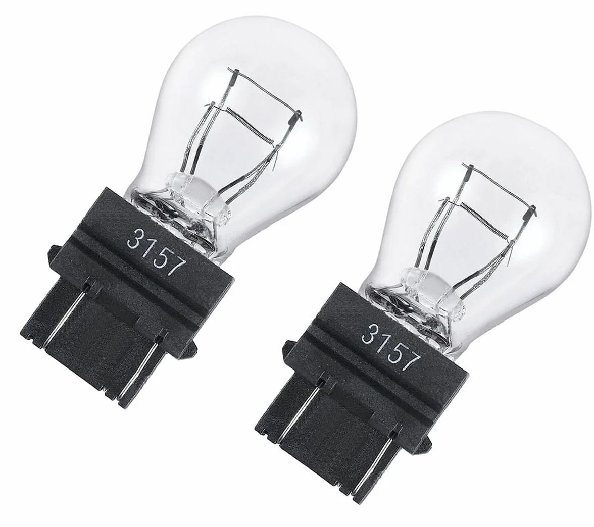 Ampoules de voiture halogènes LongLife 12V 27/7W W2,5x16q US feux stop feu arrière W5W (4)