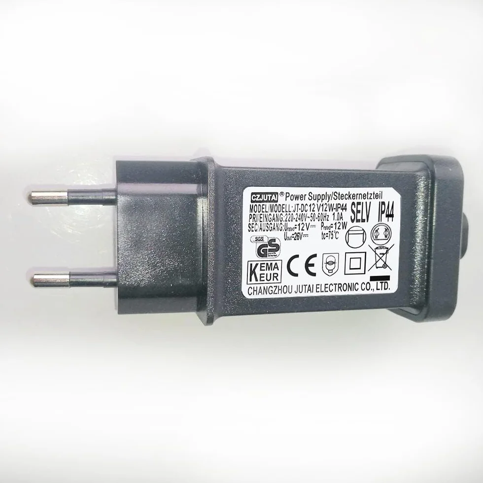CZJUTAI Transformateur LED 12V 12W IP44 Alimentation éclairage Noël