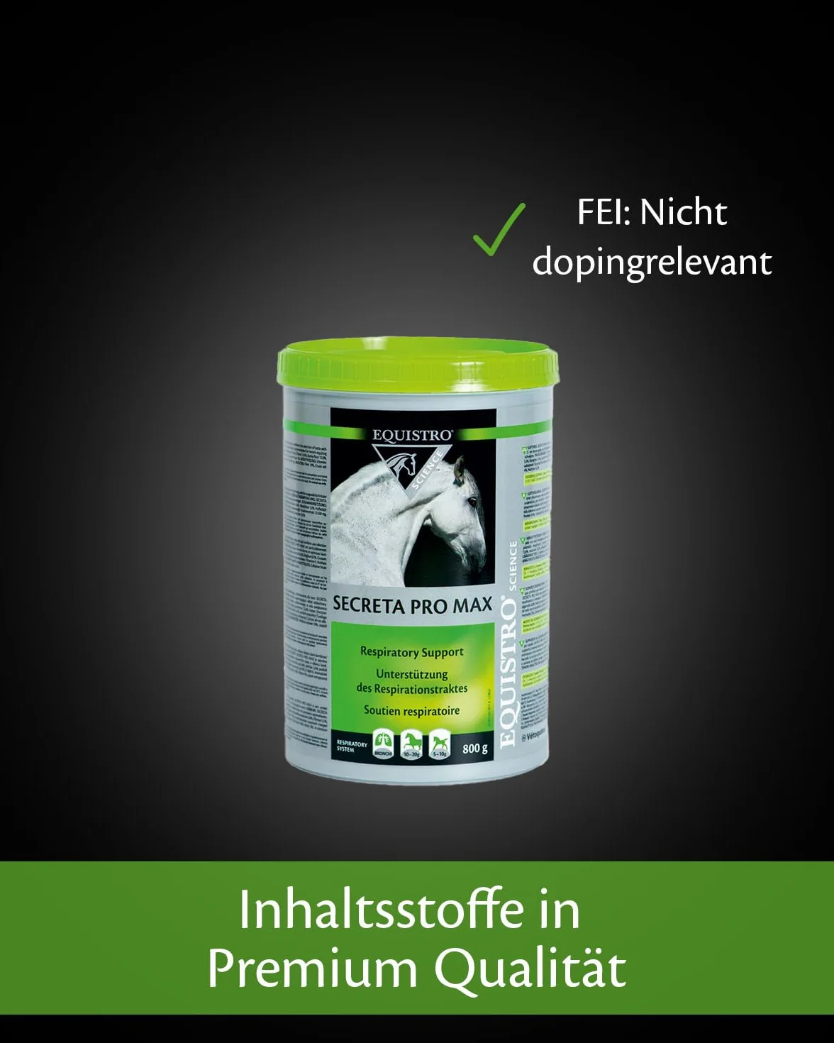 Equistro Secreta Pro Max Granules for Horses 800g