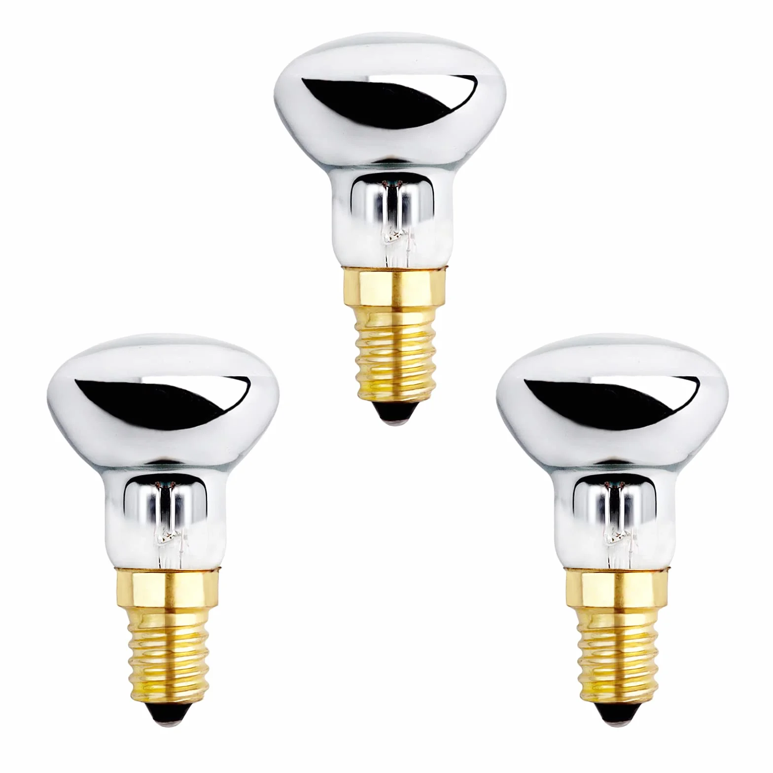 Lot de 3 ampoules à lave R39 E14 30 W 230 V blanc chaud 2600 K