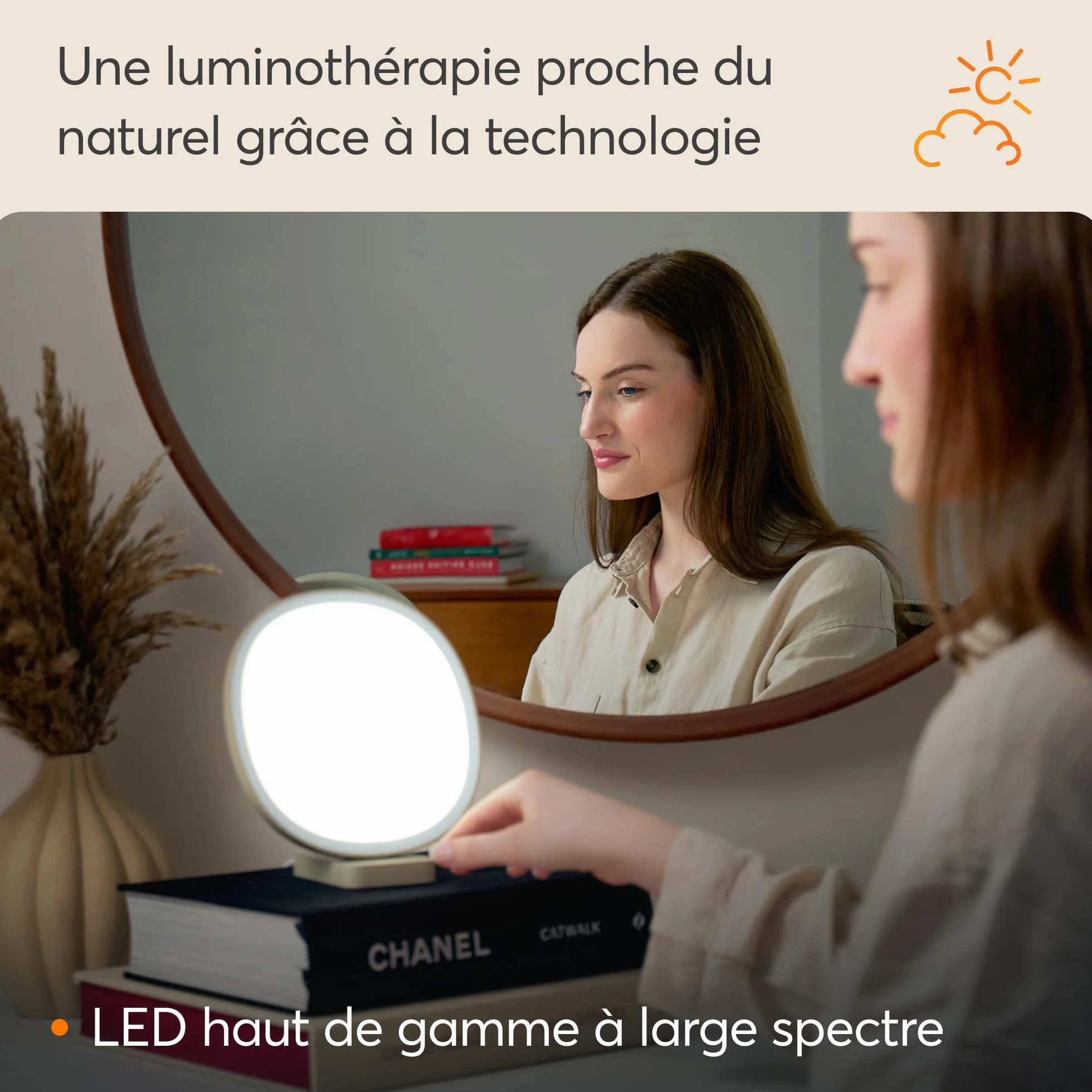 Lumie Dash Lampe Compacte de Luminothérapie pour Humeur et Énergie
