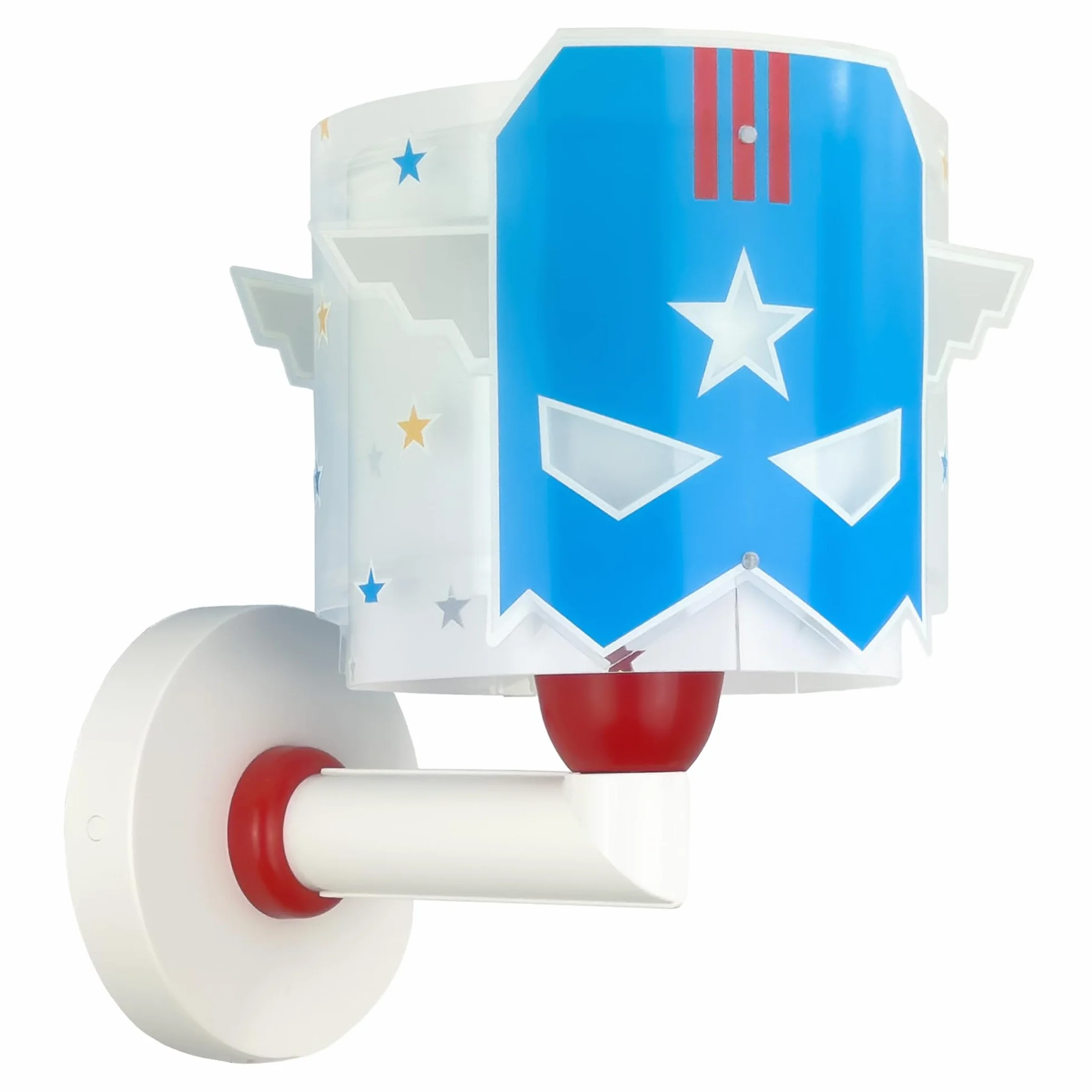 Dalber Applique Murale Enfant Blue Hero Super-héros