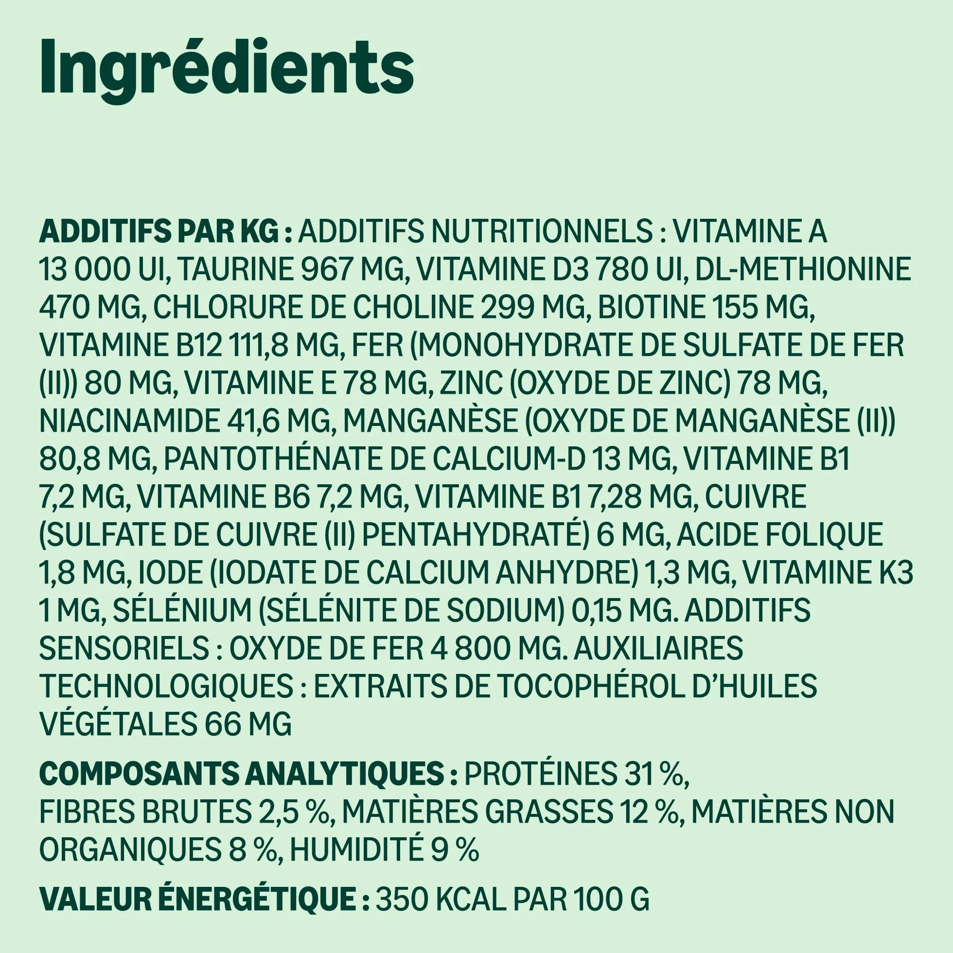 Amazon Croquettes complètes pour chats adultes au poulet dinde et légumes 10kg