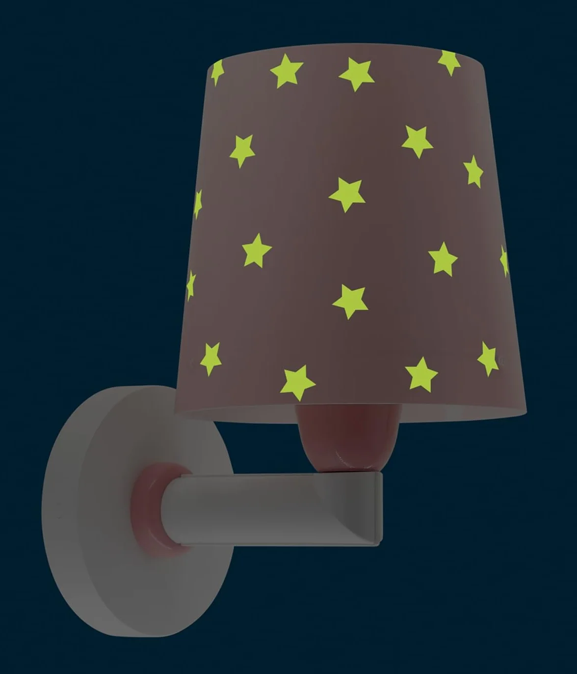 Dalber Applique Murale Enfant Star Light Étoiles Rose E27