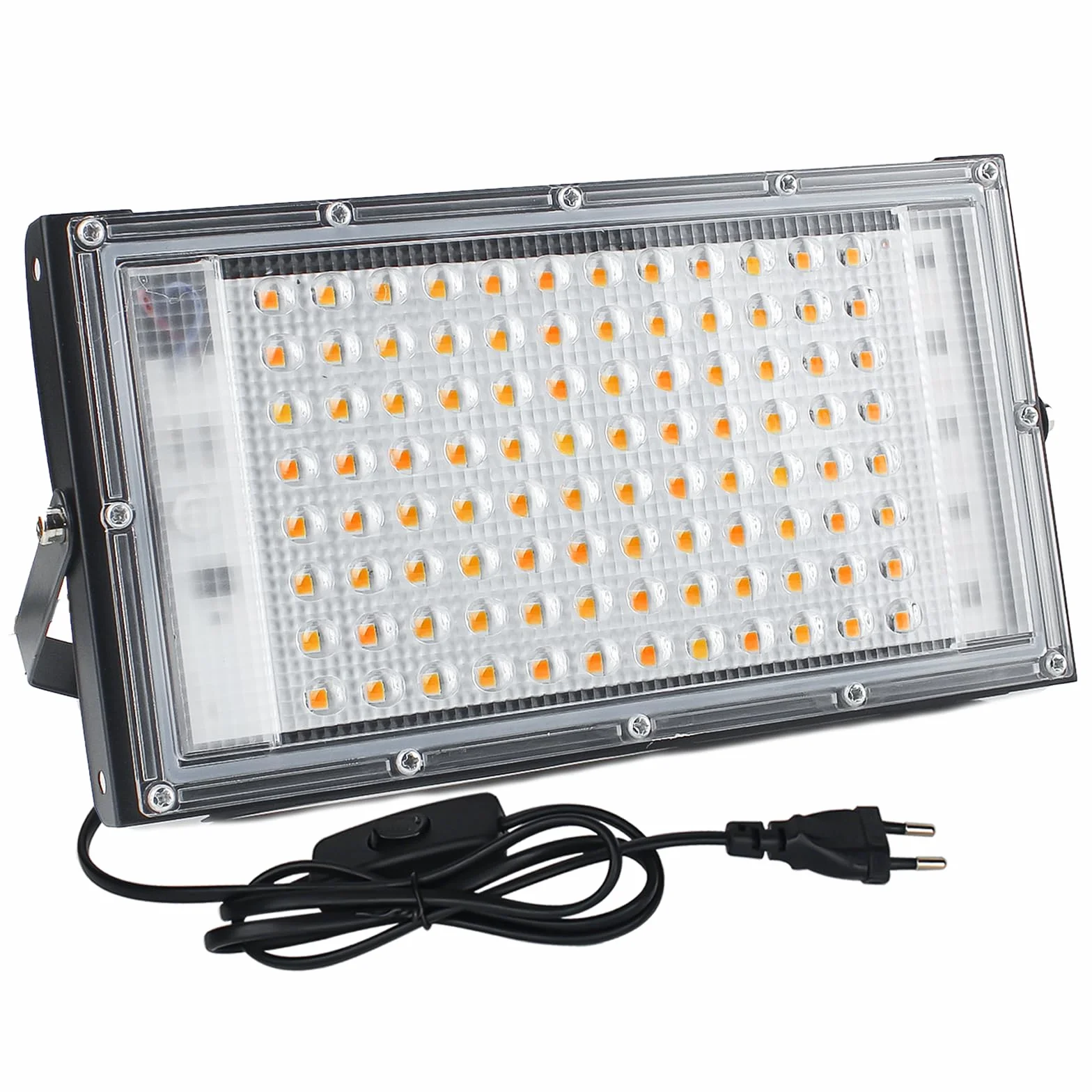 CREATESTAR 100W Projecteur LED Exterieur 10000LM Superlumineux 3000K Blanc Chaud IP65 étanche
