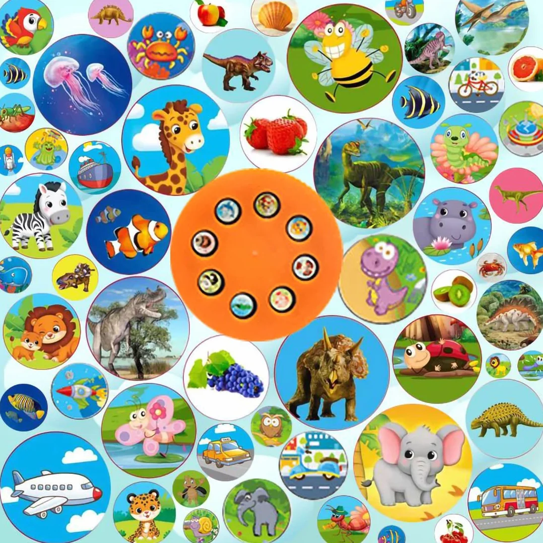 Lampe Poche Projecteur Enfants Jouet 80 Images Différentes Mini Projecteur Histoire