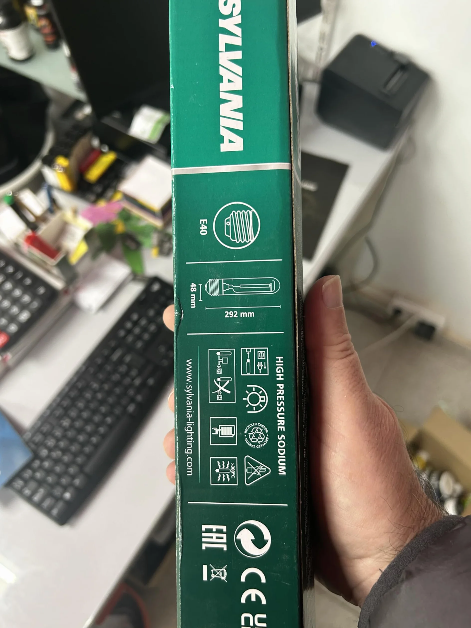 Sylvania Grolux 400w HPS Ampoule Sodium