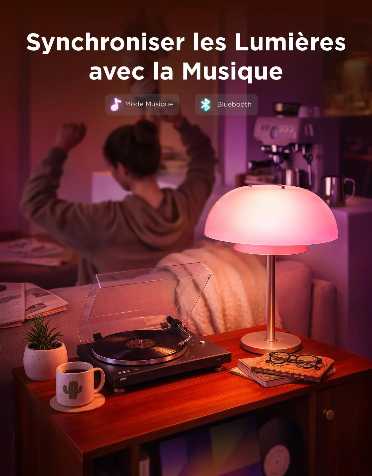 Govee Ampoule E27 WiFi Bluetooth Intelligente 800LM RGBWW Lot de 2 Compatible SmartThings Matter Alexa Google Assistant