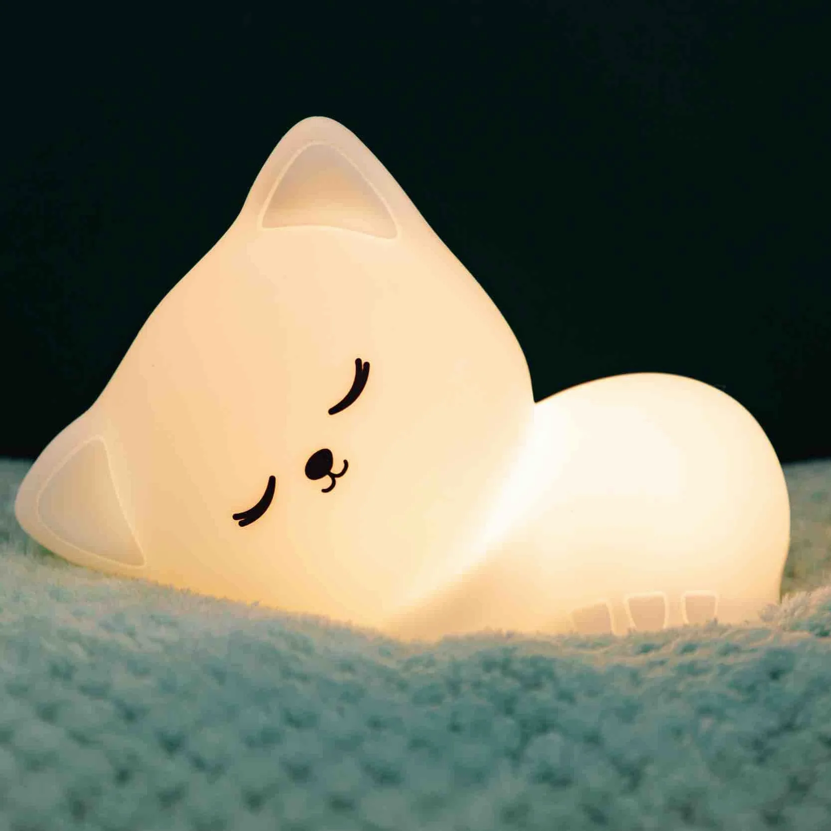 Little L Veilleuse lumineuse avec télécommande Chaton Stella