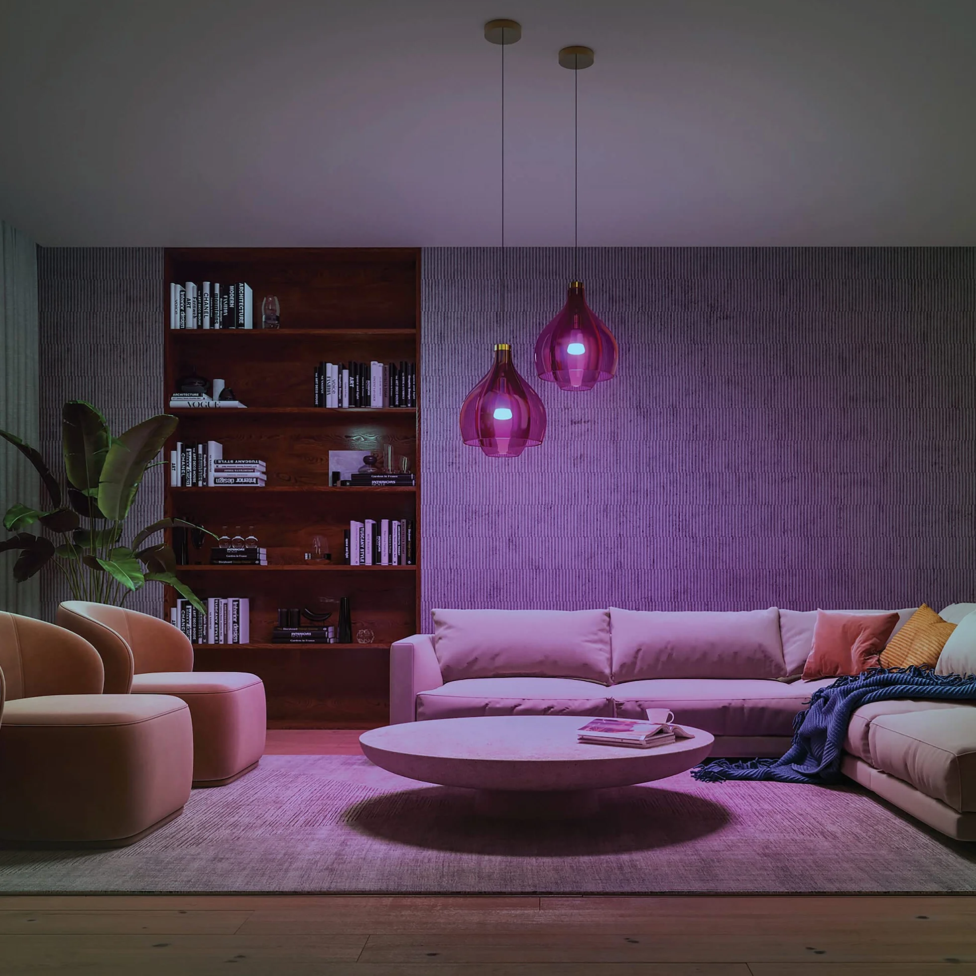 Philips Hue Startkit 2xE27 Bridge Dimmer Blanc Color Ambiance