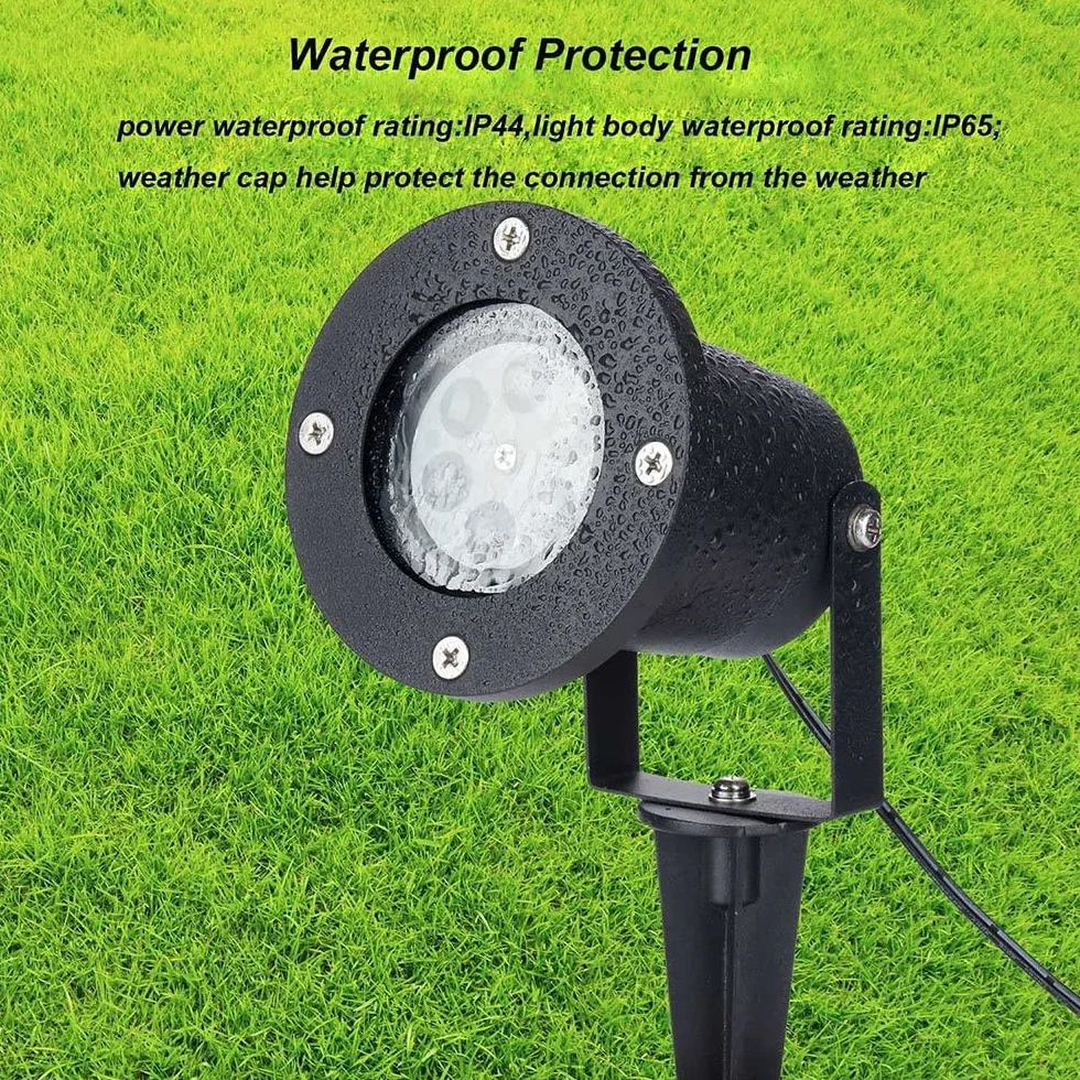 Projecteur LED Père Noël Étanche Lumière Extérieur Intérieur Noël Décoration