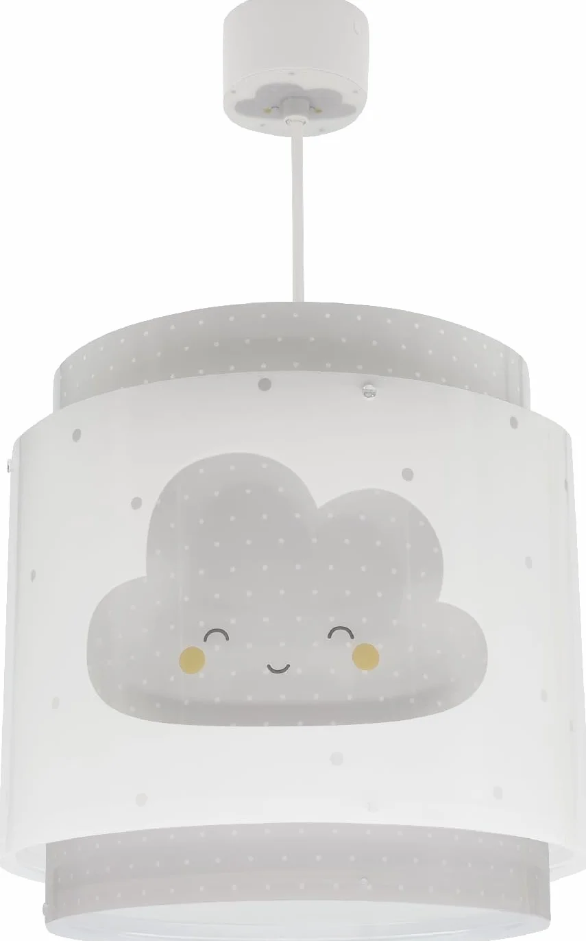 Dalber Lampe Suspension Nuage Gris E27 Chambre Enfants