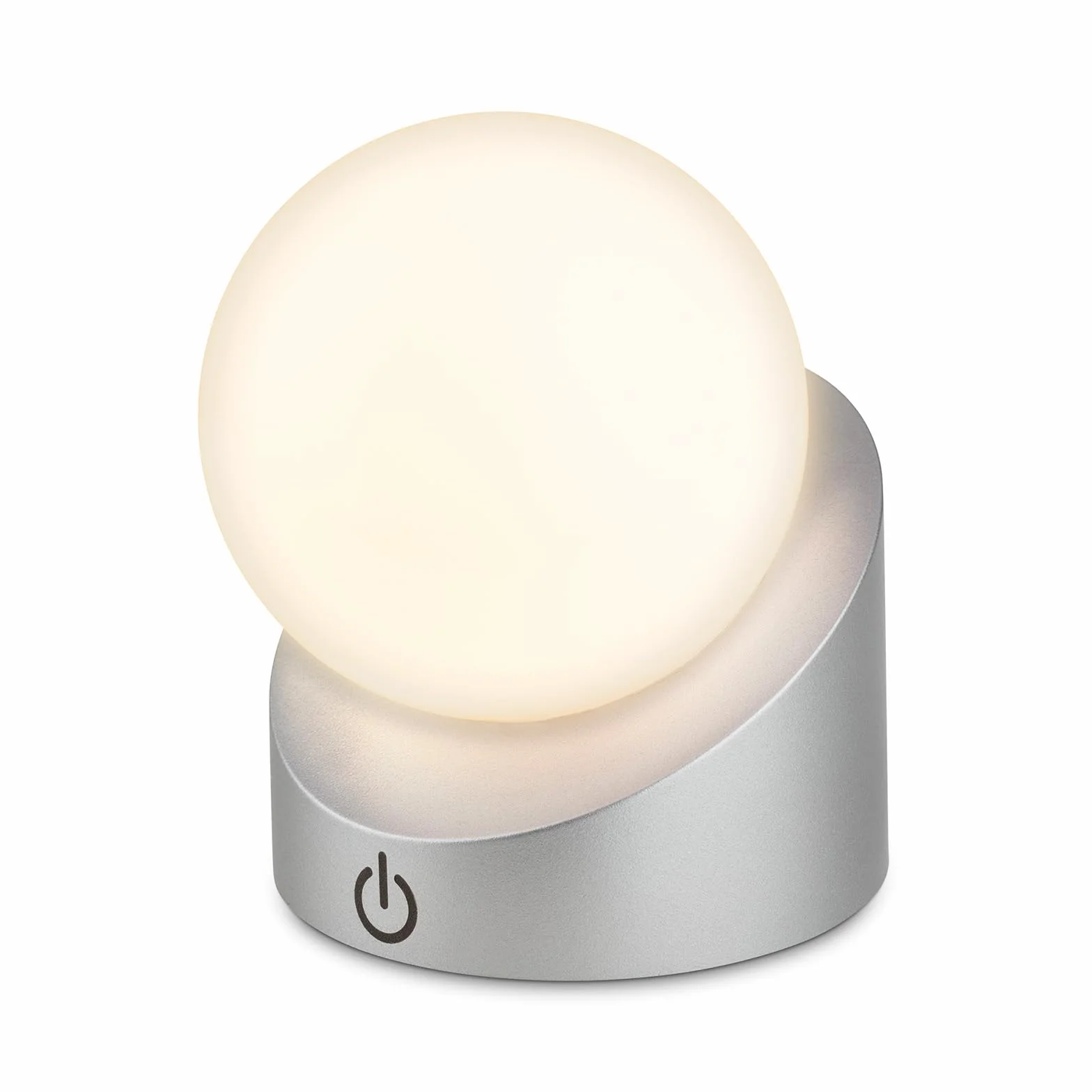 BRILONER Mini lampe de table LED sans fil IP54 variateur par paliers batterie interchangeable 10x8x9 cm