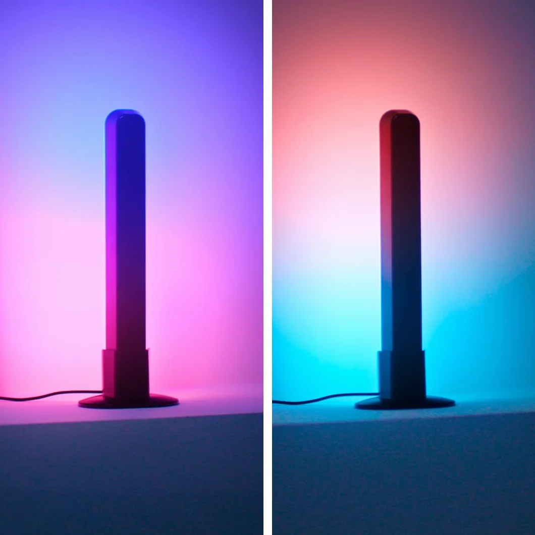 WiZ Gradient Light Bars RGBIC Multicolore Wi-Fi Contrôle App Voix Compatible Google Home Alexa HomeKit