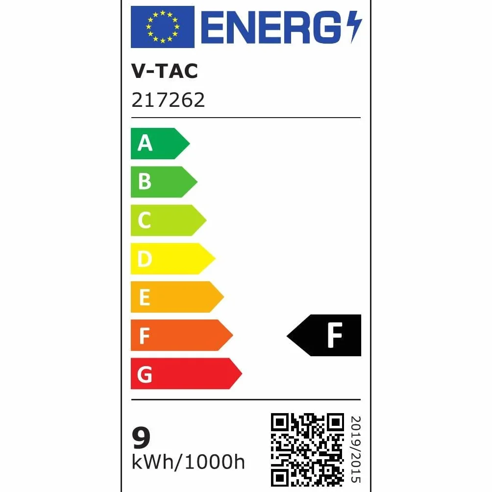 V-TAC Ampoule LED E27 8,5W Equivalent 60W A60 806 Lumen 6500K Blanc Froid