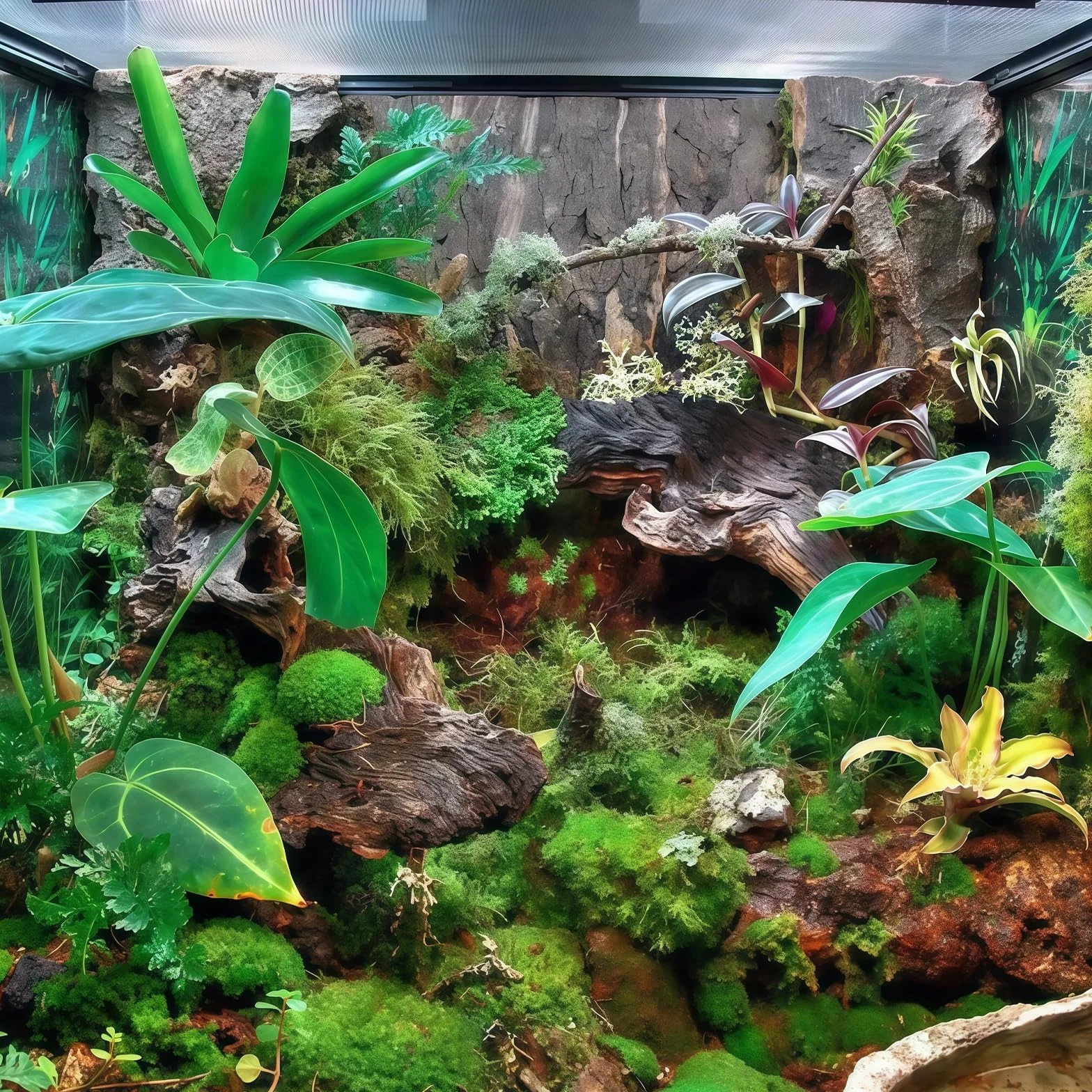 Sporgo Lot de 3 écorces de liège pour terrarium 30 x 20 cm - Tapis d'escalade pour reptiles