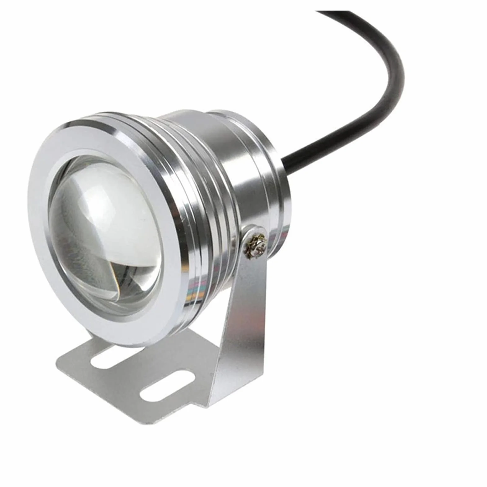 Eclairage sous Marin Spot Fontaine 10W LED IP68 étanche Projecteur sous-Marin Warm White Light A-12V