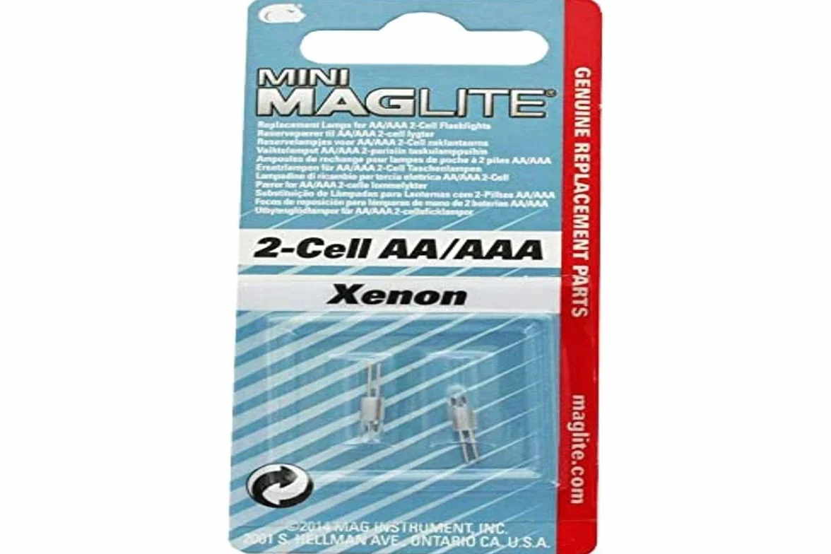 Mag-Lite Xenon Ampoules Lot de 2 pour Mini AA / AAA