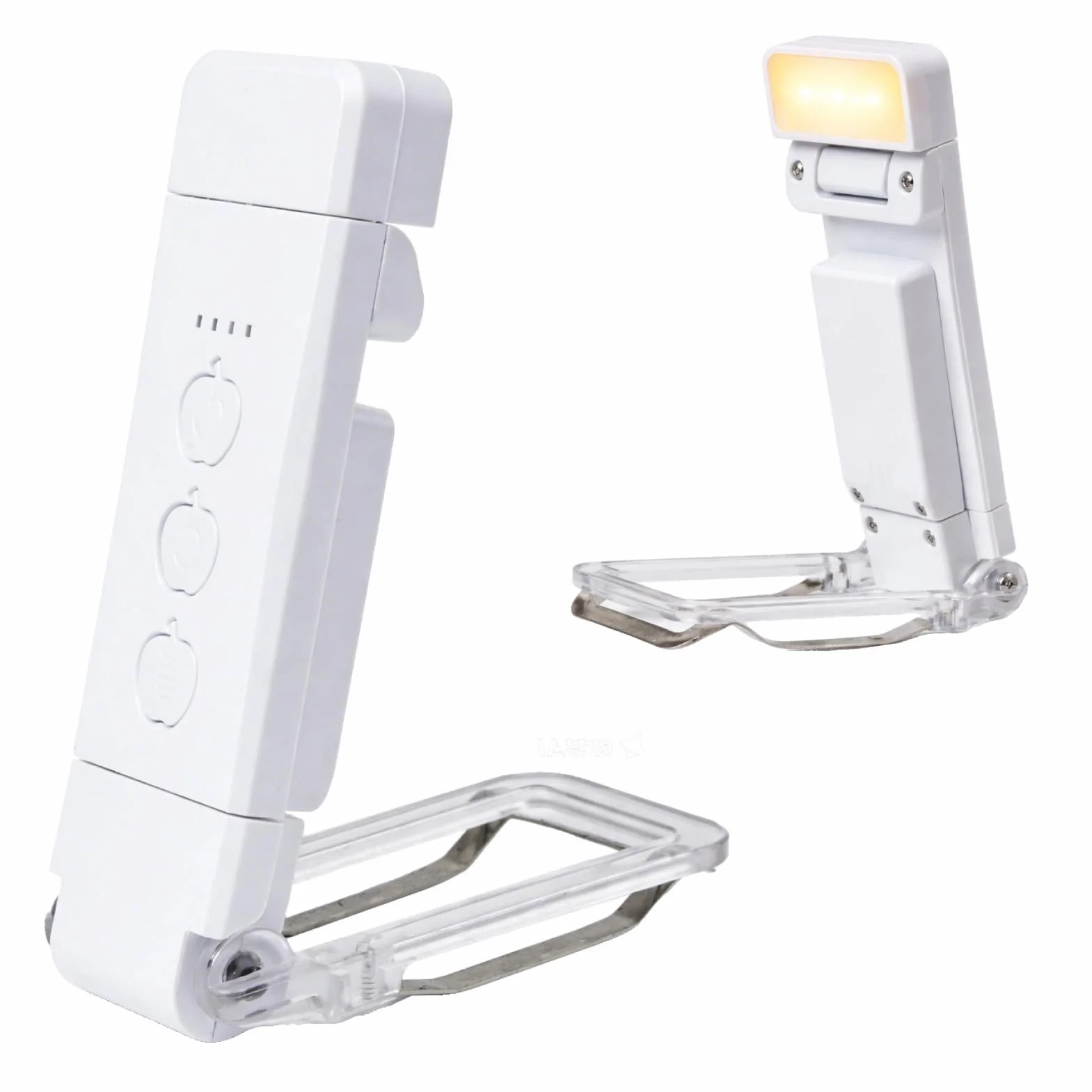 Lampe de Lecture Rechargeable à Clip, 3 Températures × 5 Niveaux, Batterie 500 mAh USB