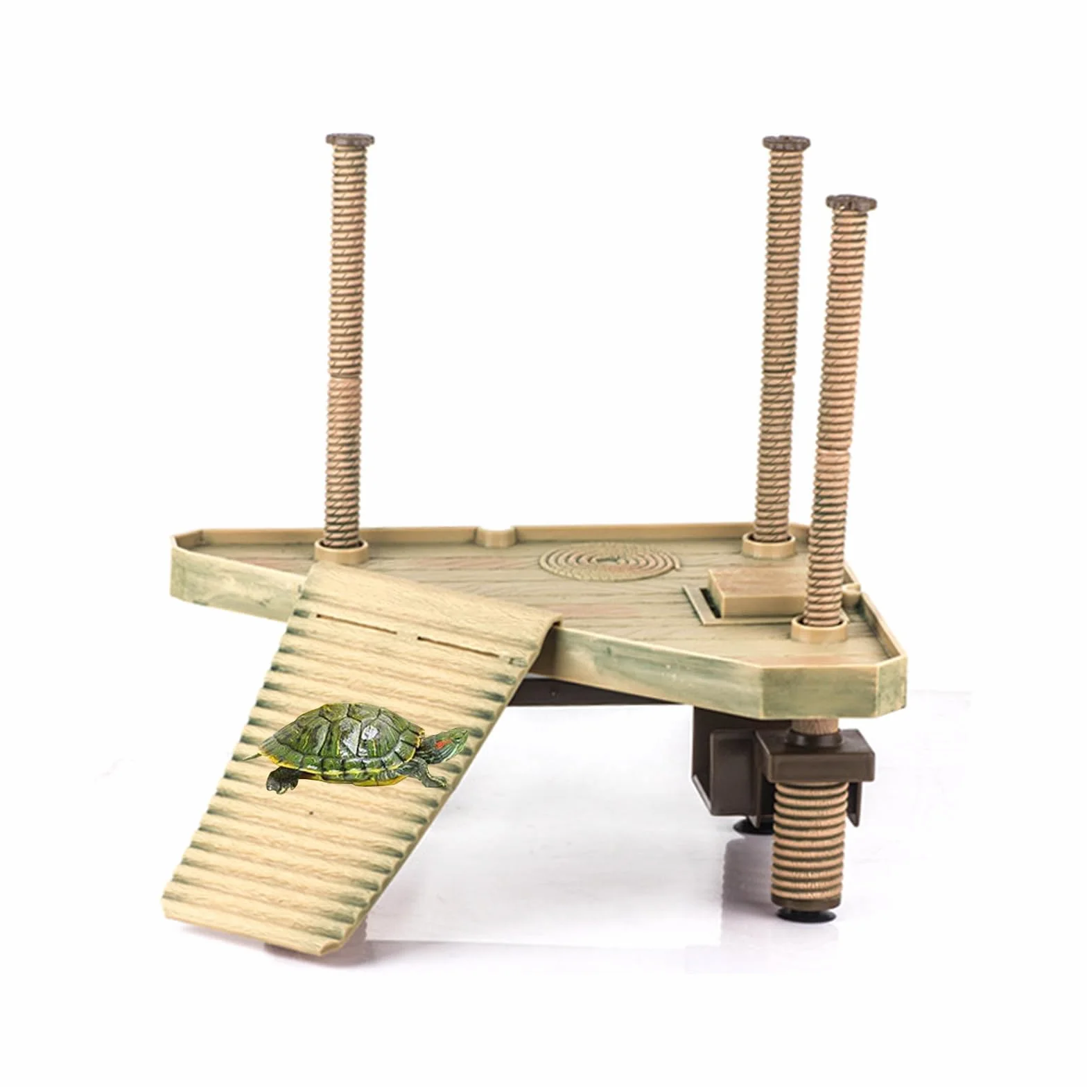 Plateforme Flottante pour Tortue avec Échelle Moyen