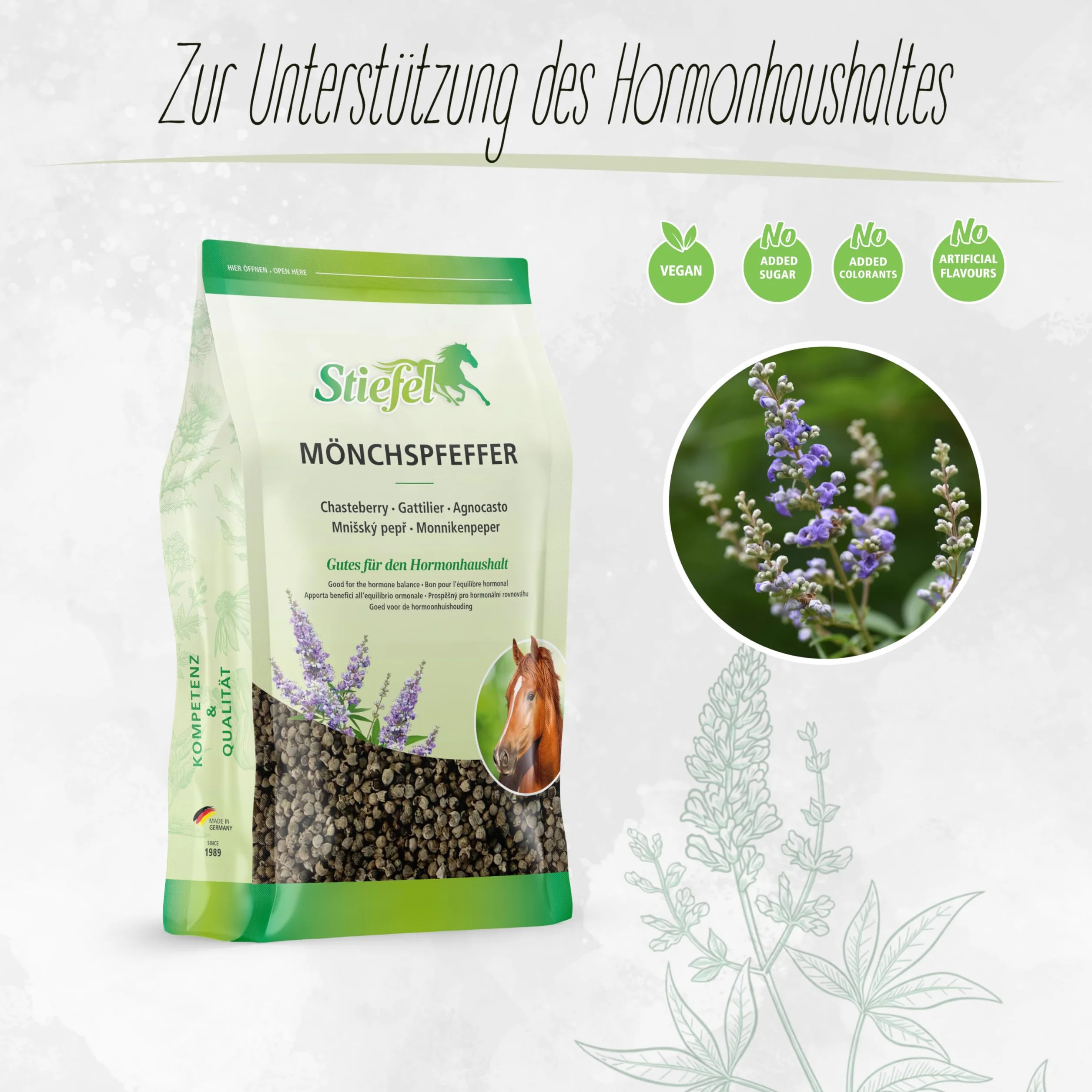 Stiefel Chasteberry Whole Seeds 500 g