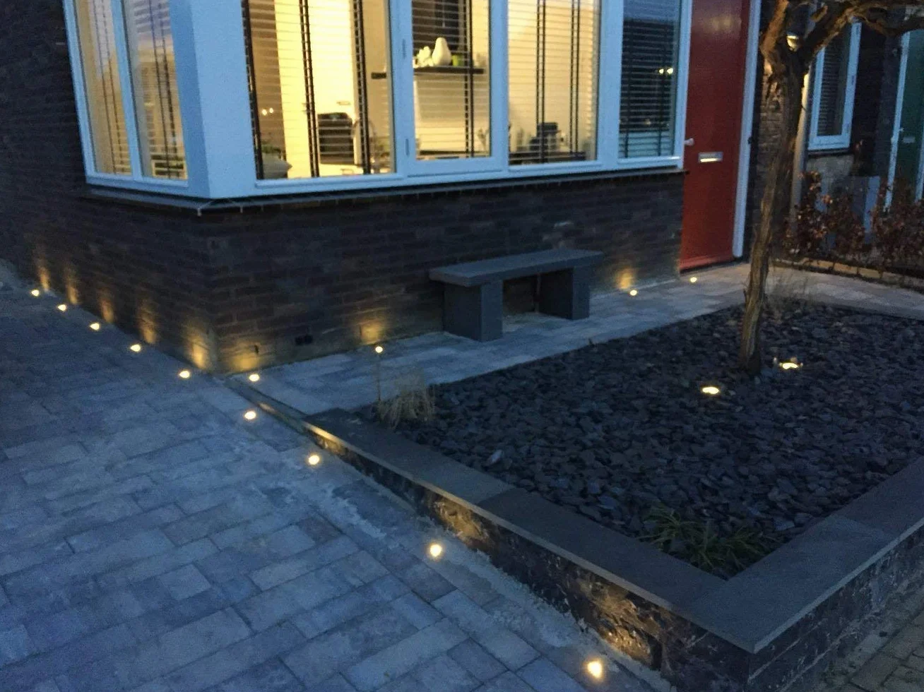 LED Spot Encastrable Extérieur Ø30mm DC12V Blanc Chaud IP67 Étanche 6 Pièces