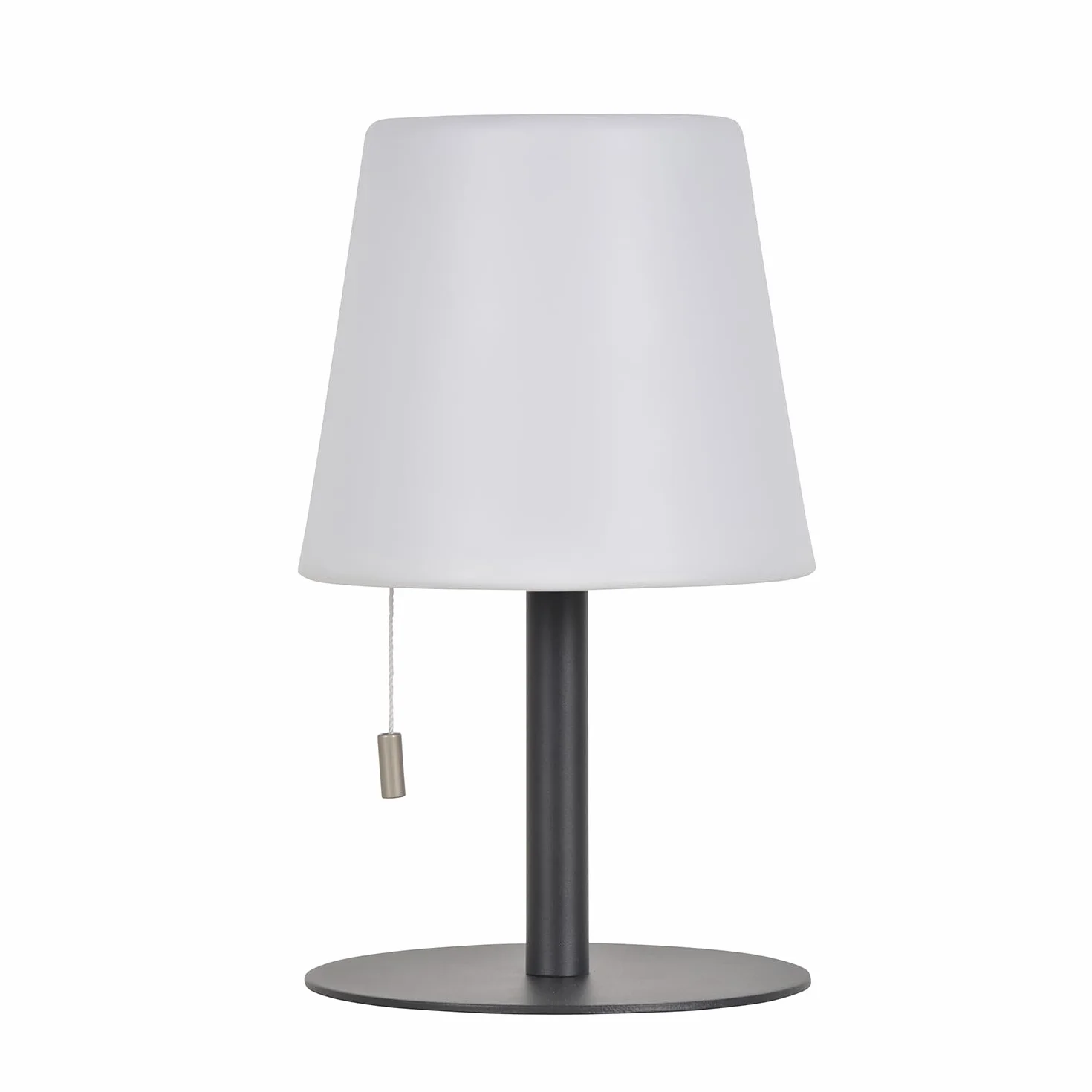 Corep YUMA Little Garden Lampe plastique noir LED RGB solaire 2 intensités H26cm