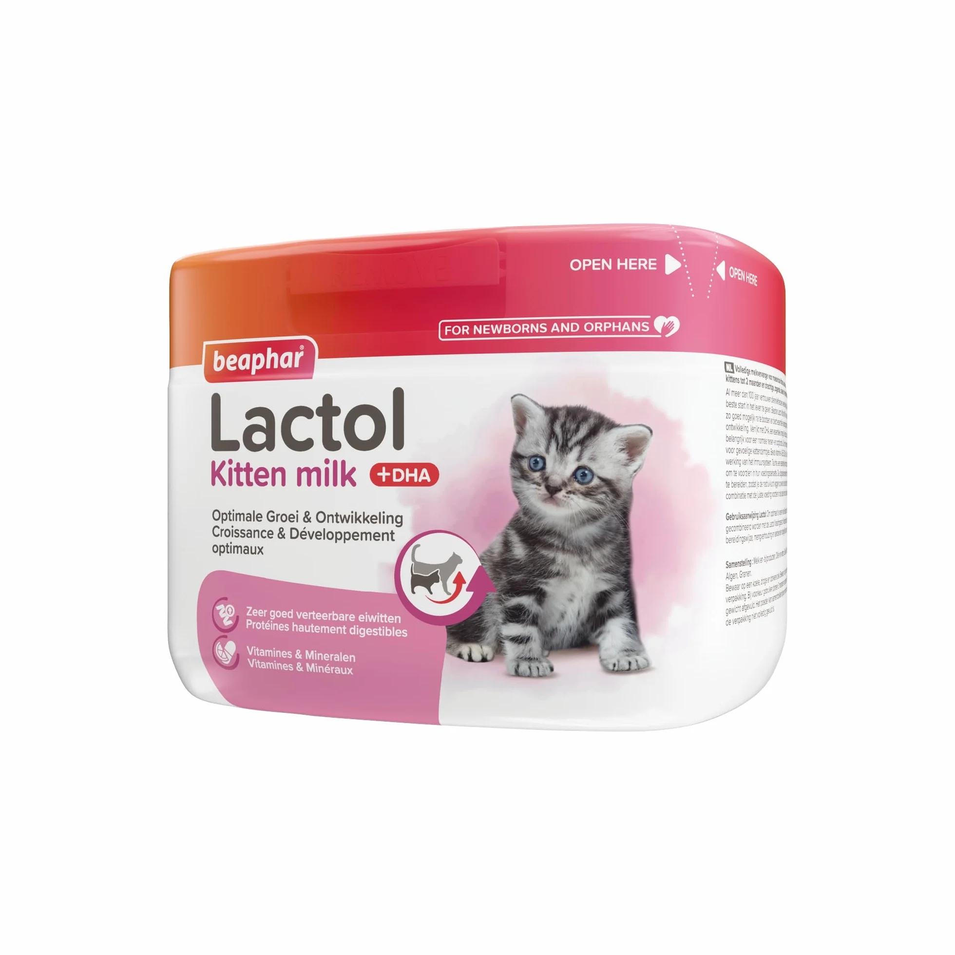 BEAPHAR LACTOL Lait maternisé pour Chaton en Poudre 250 g