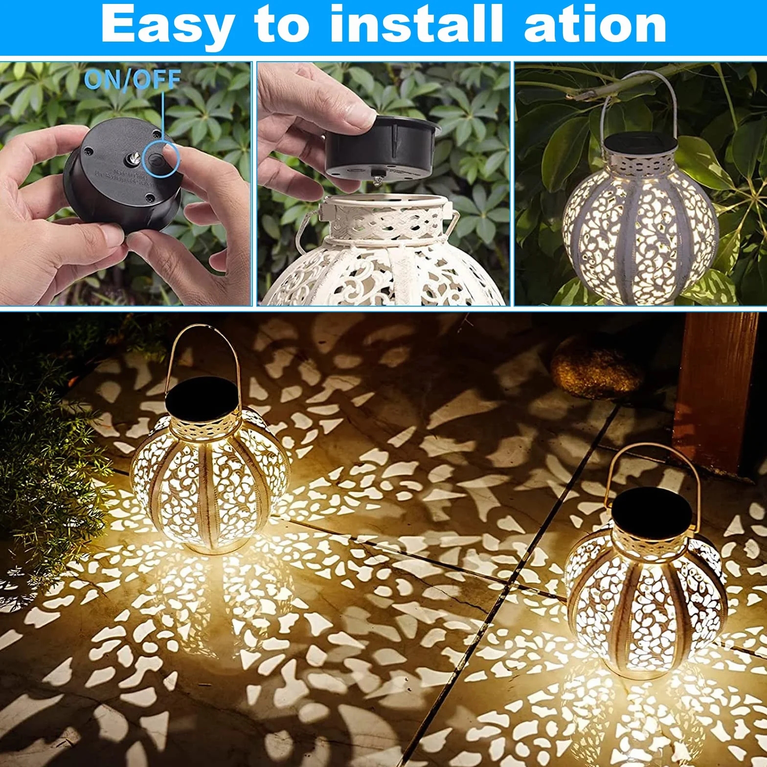 LURICO Lampe Solaire de Rechange 7cm 6 Pièces LED pour Jardin Extérieur