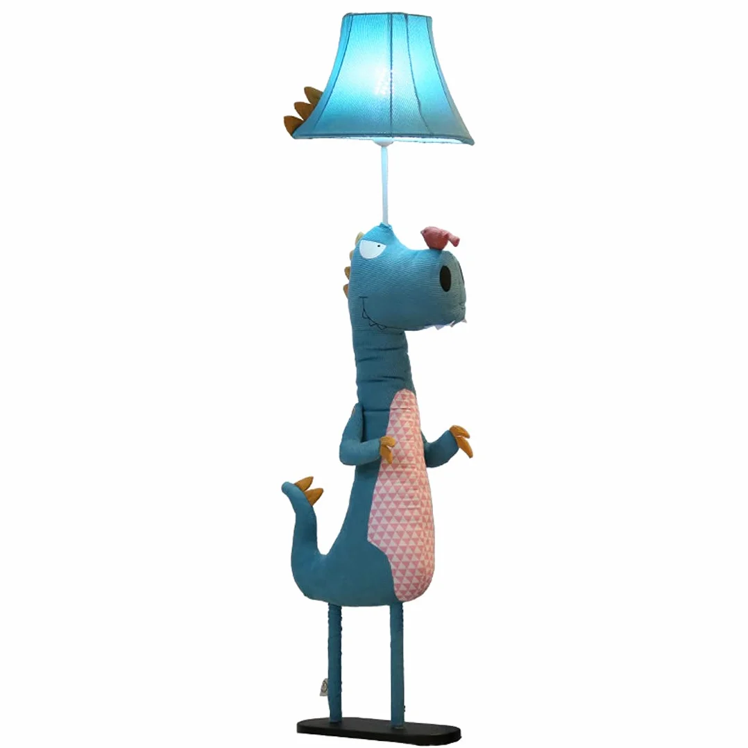 Lampadaire Chambre Enfant Dinosaure avec Télécommande LED Bluetooth