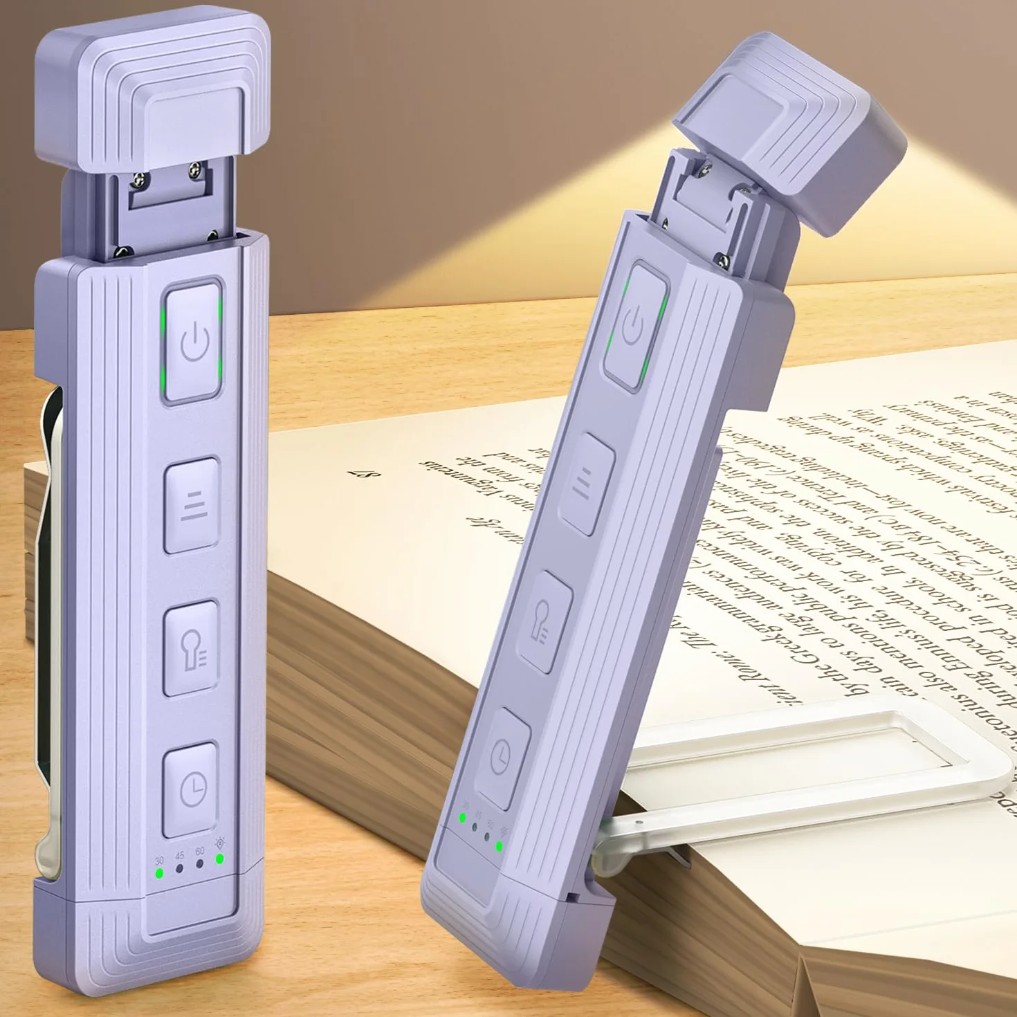 Glocusent Lampe de lecture USB rétractable