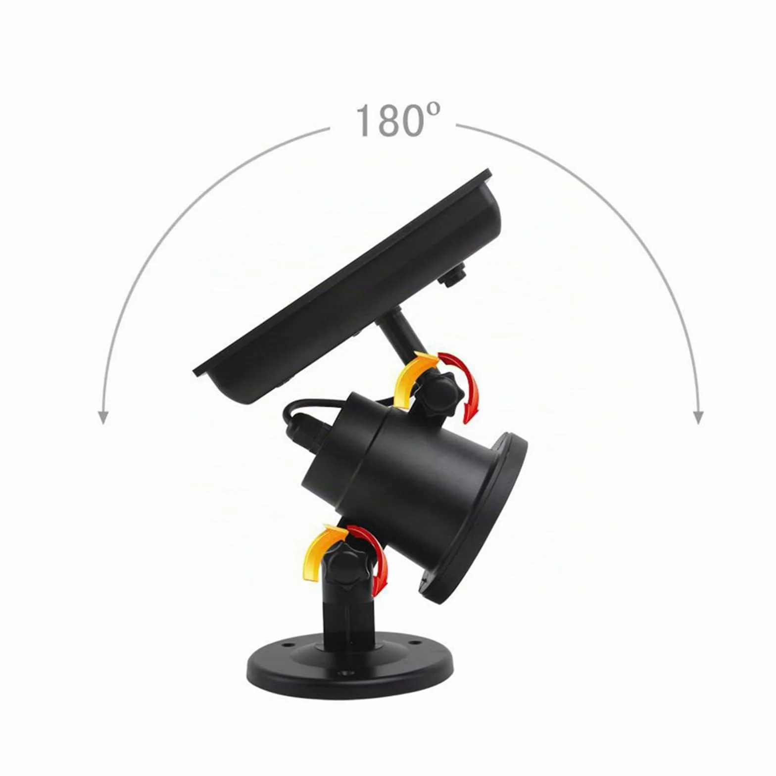 Projecteur solaire de Noël flocon de neige LED rotative Décoration jardin lumière blanche