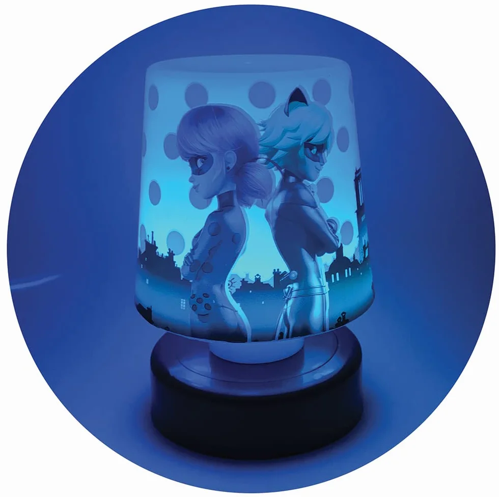 MIRACULOUS FUN HOUSE LADYBUG Veilleuse lampe poussoir H.11.5 x Ø 7.5 cm pour enfant