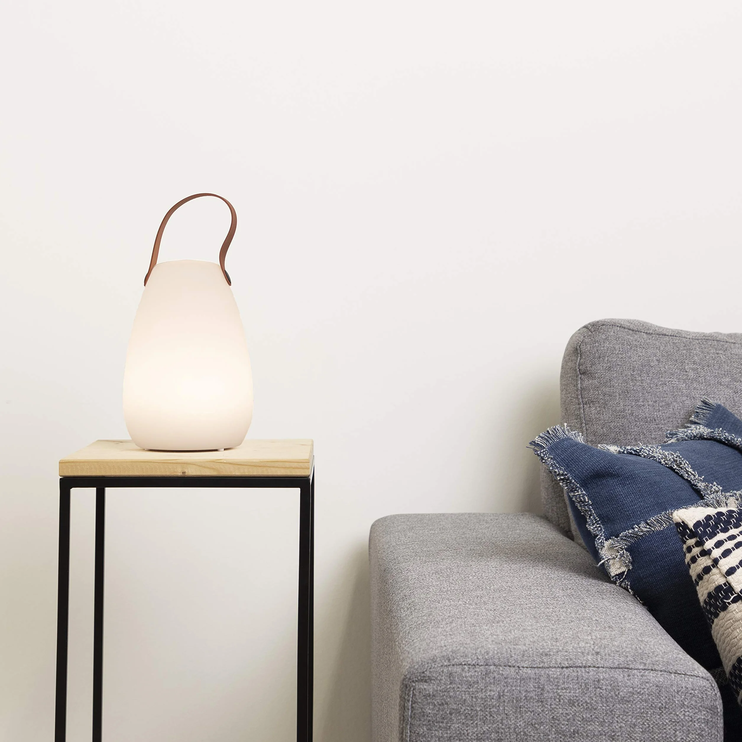 Smartwares lampe LED de table sans fil rechargeable blanc chaud colorée intérieur extérieur